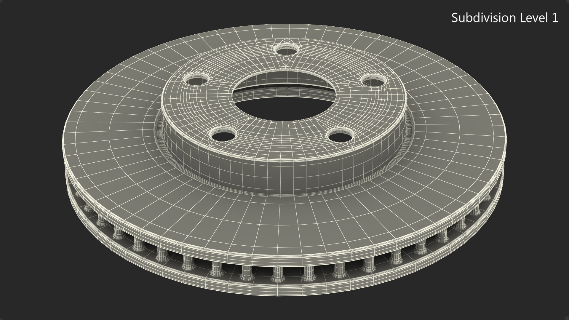 3D Brake Disk Rotor
