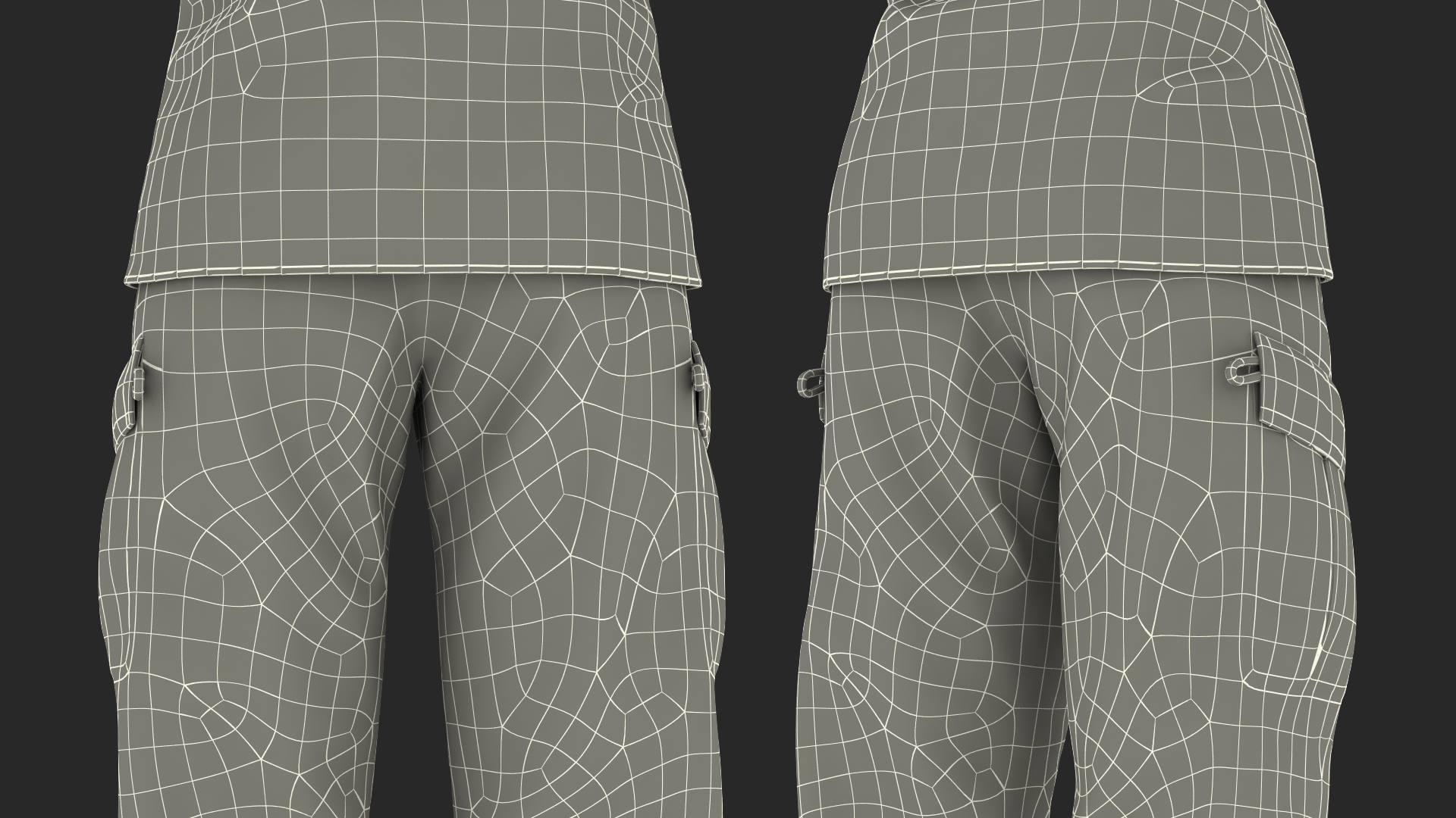Black Female Soldier ACU Neutral Pose 3D