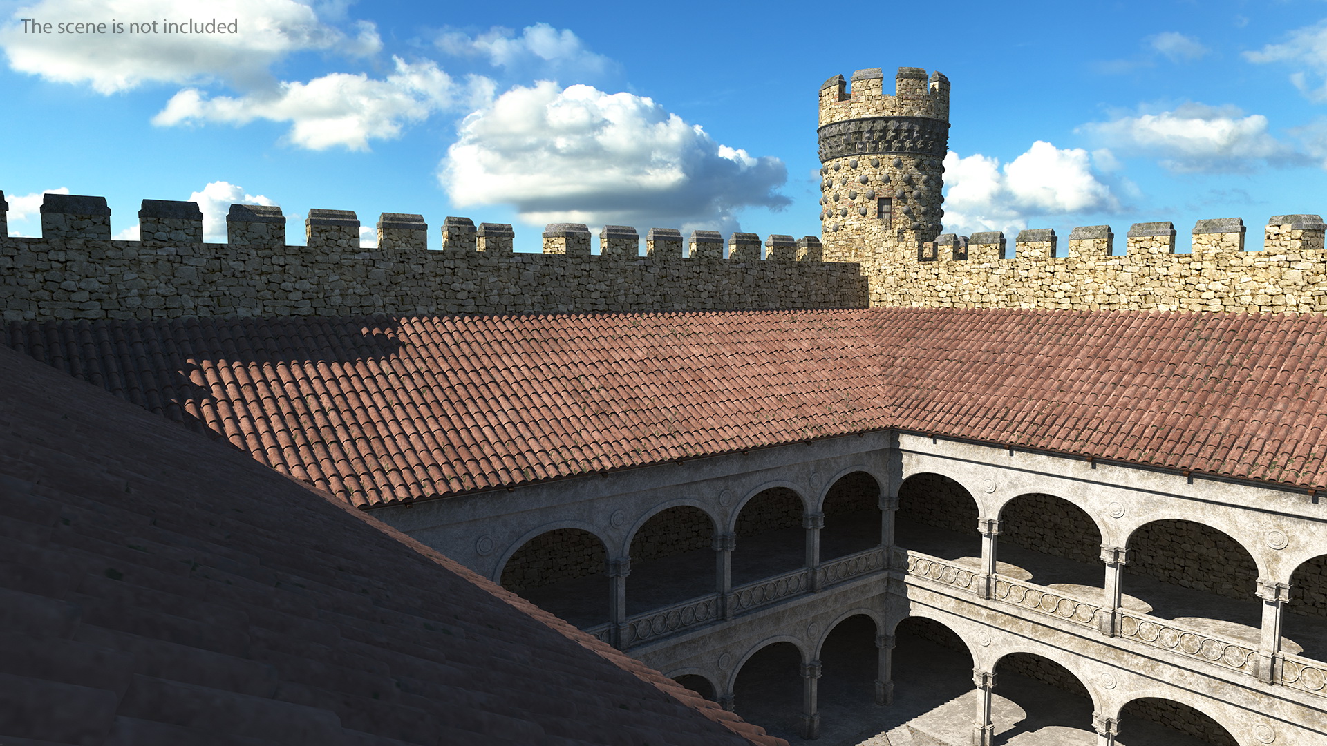 3D Small Medieval Castle