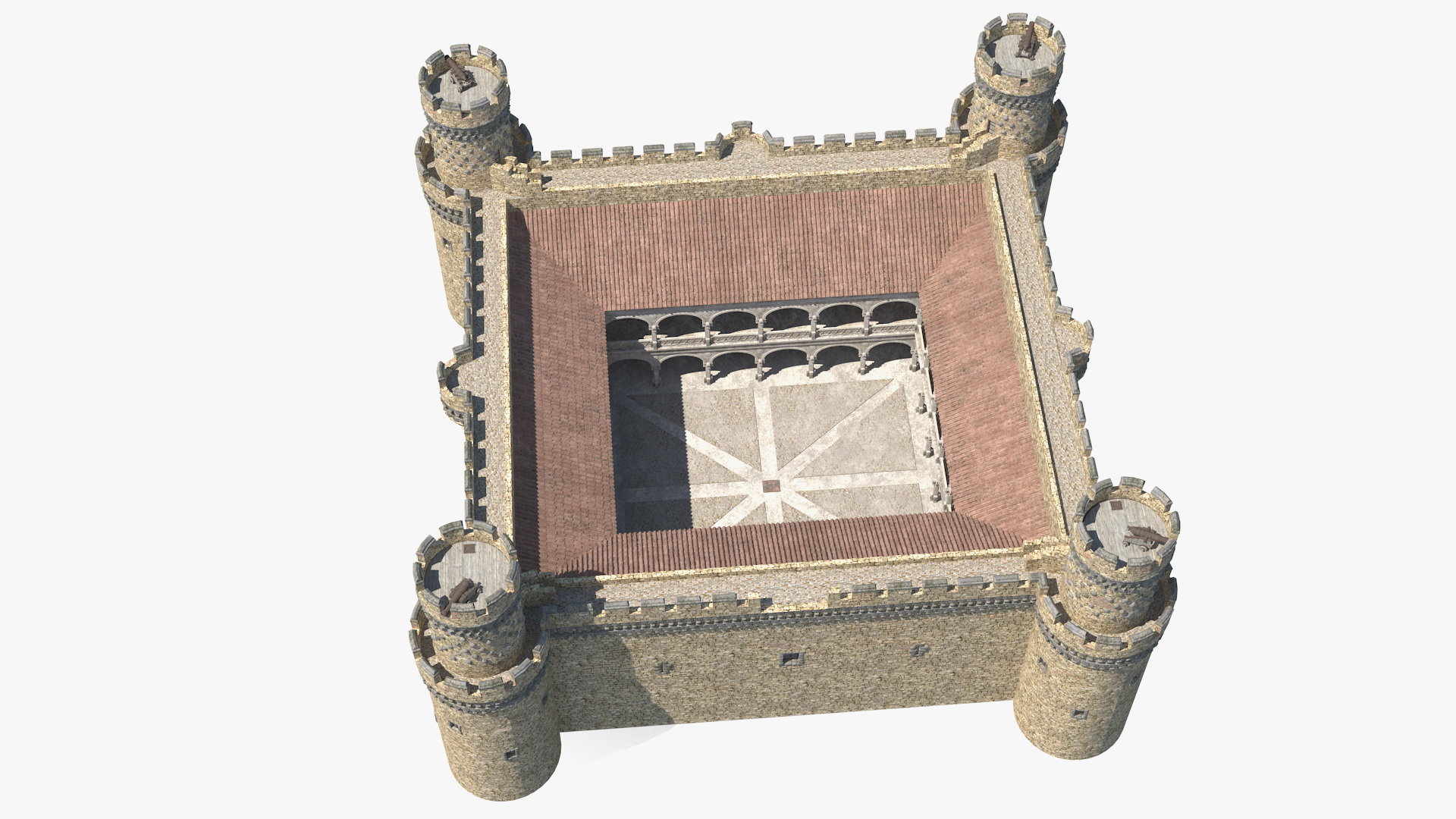 3D Small Medieval Castle