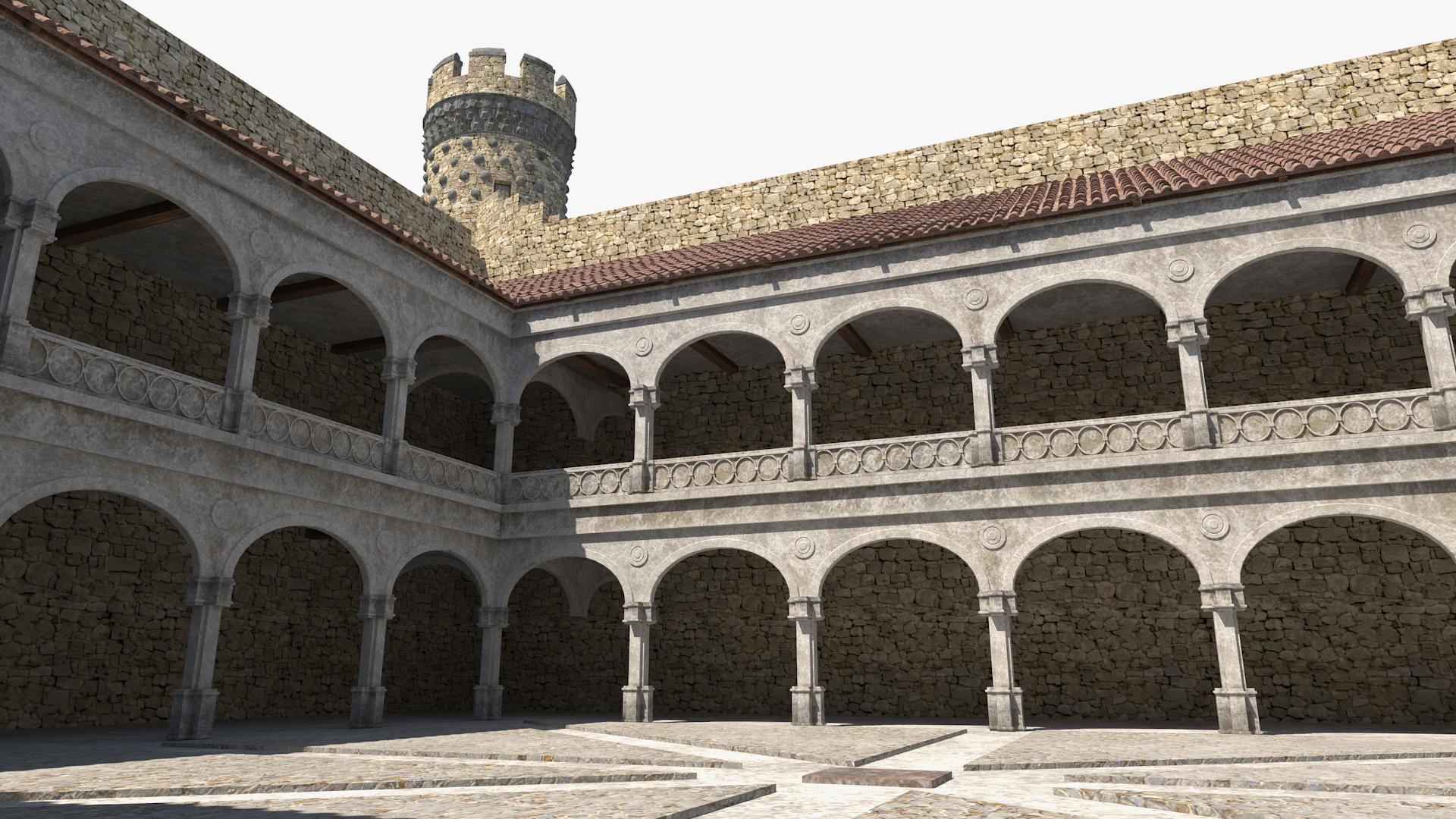 3D Small Medieval Castle