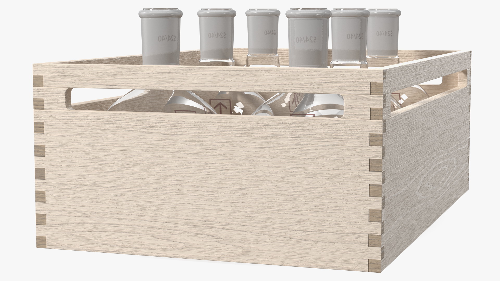 3D Stacking Crate With Flasks