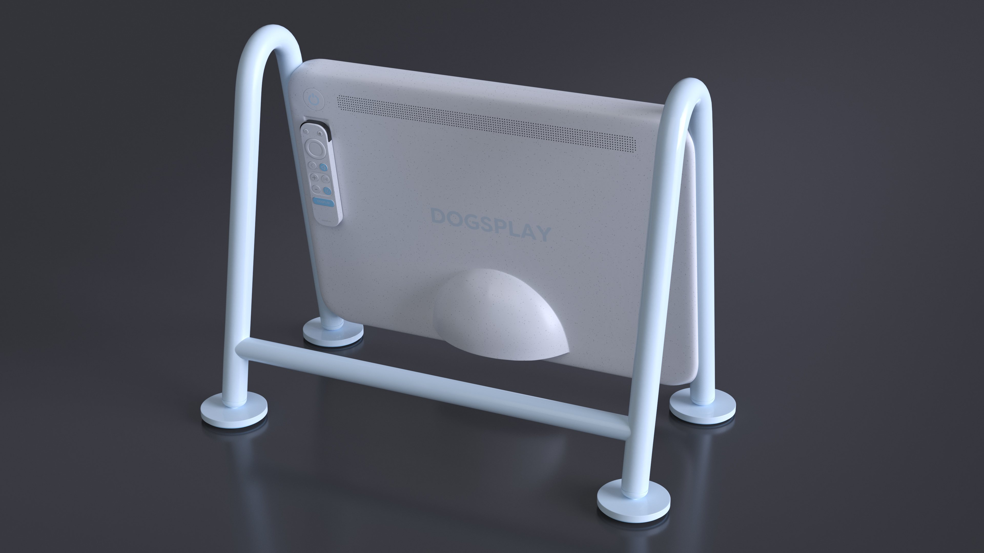 3D Dogsplay TV Video Device On State model