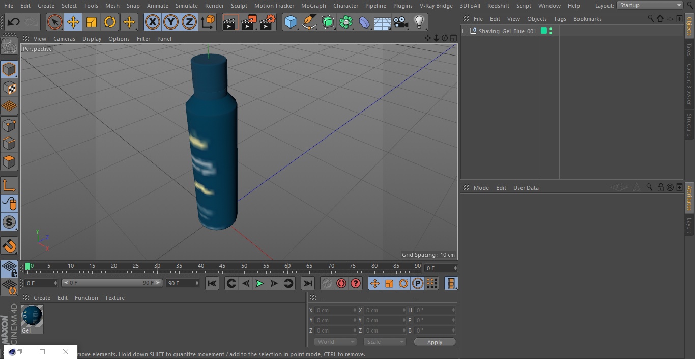 3D Shaving Gel Blue