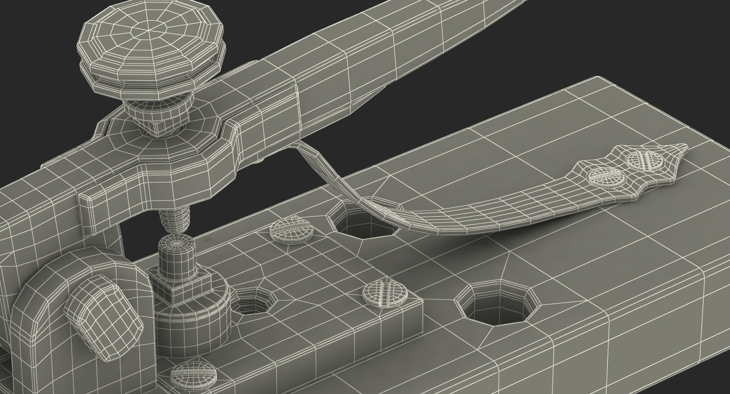 Vintage Telegraph Device 3D model