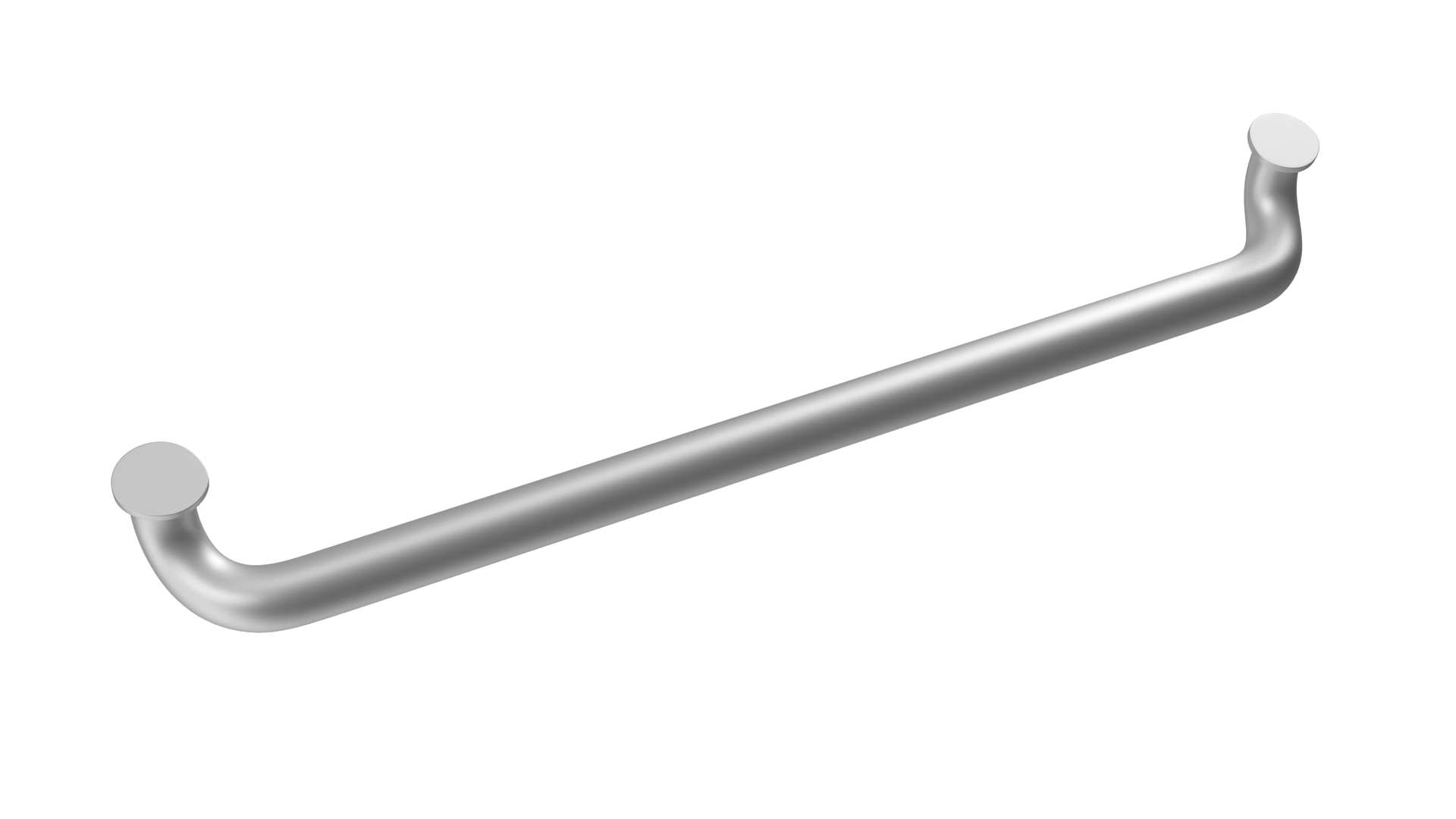 3D model Door Handle Vintage Long Metal