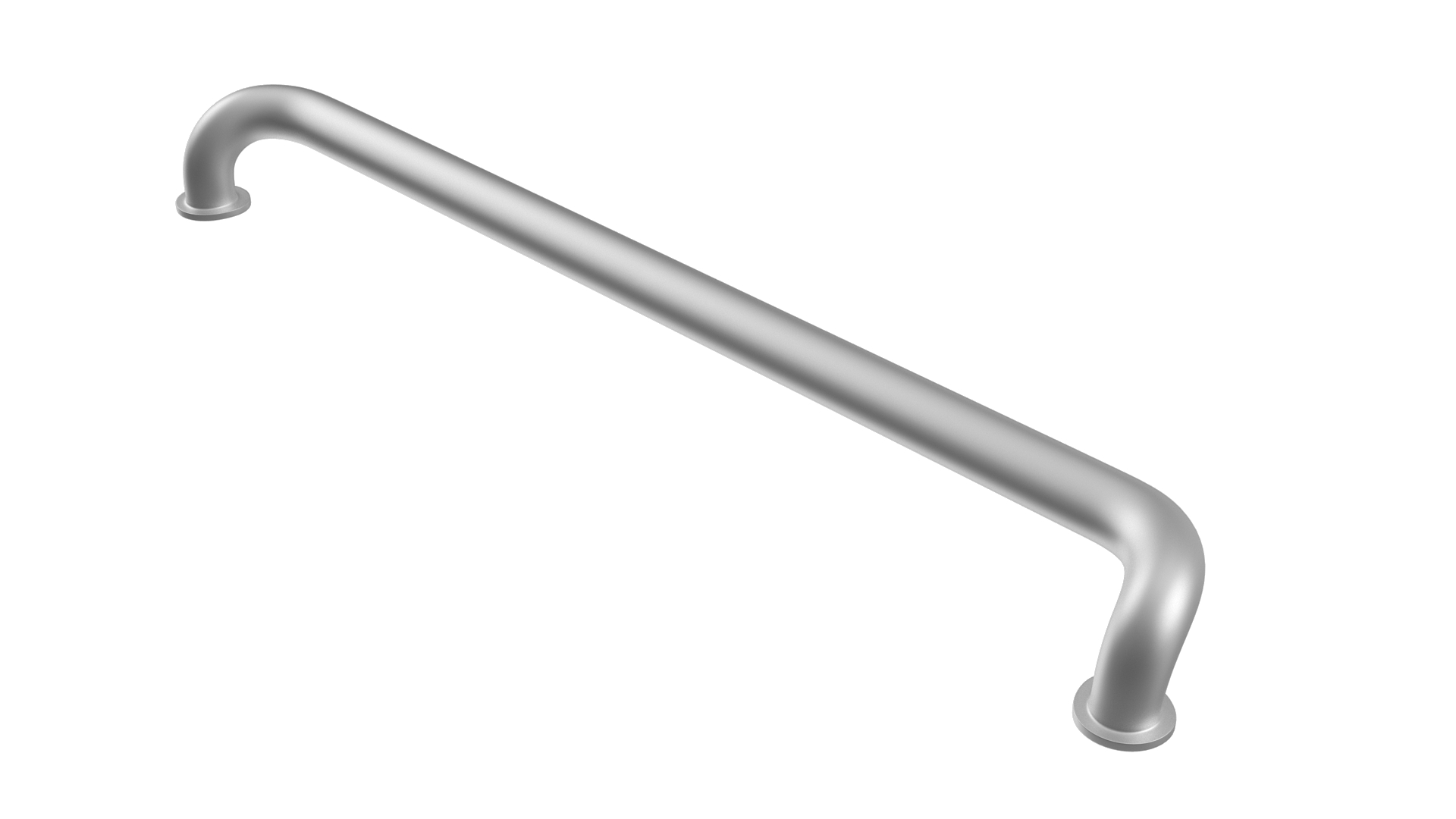 3D model Door Handle Vintage Long Metal