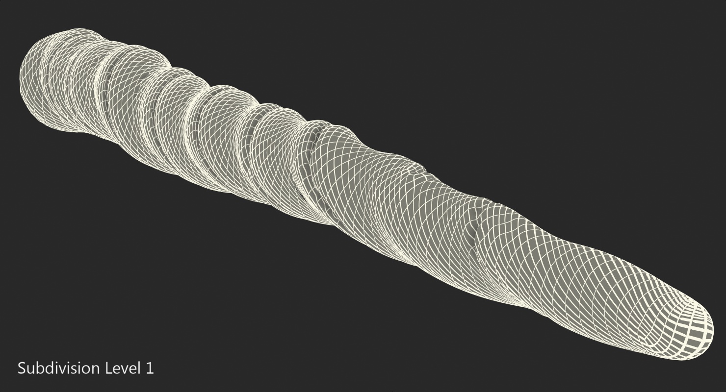 3D model Rainbow Unicorn Horn