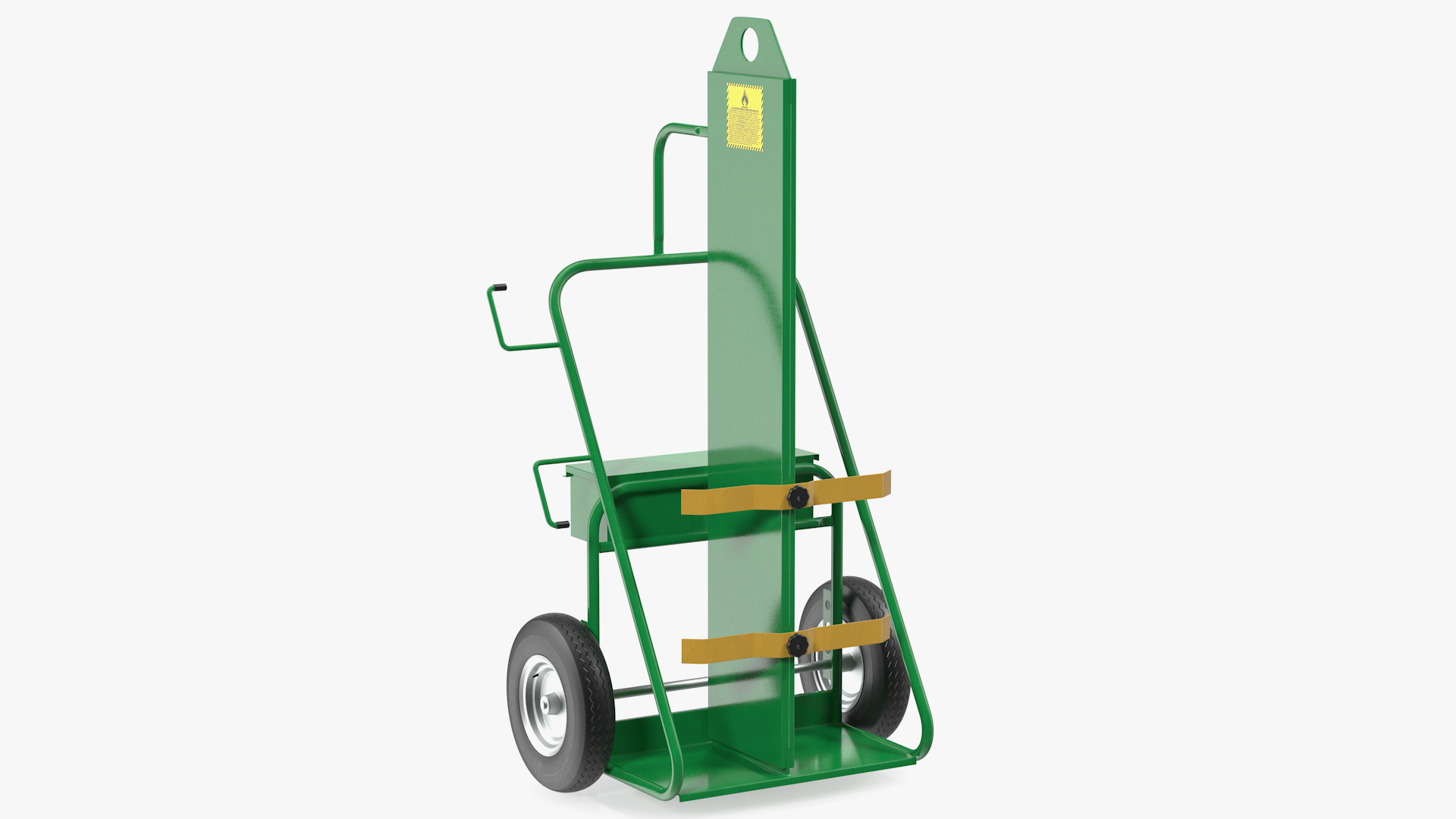 3D model Dual Cylinder Gas Welding Cart