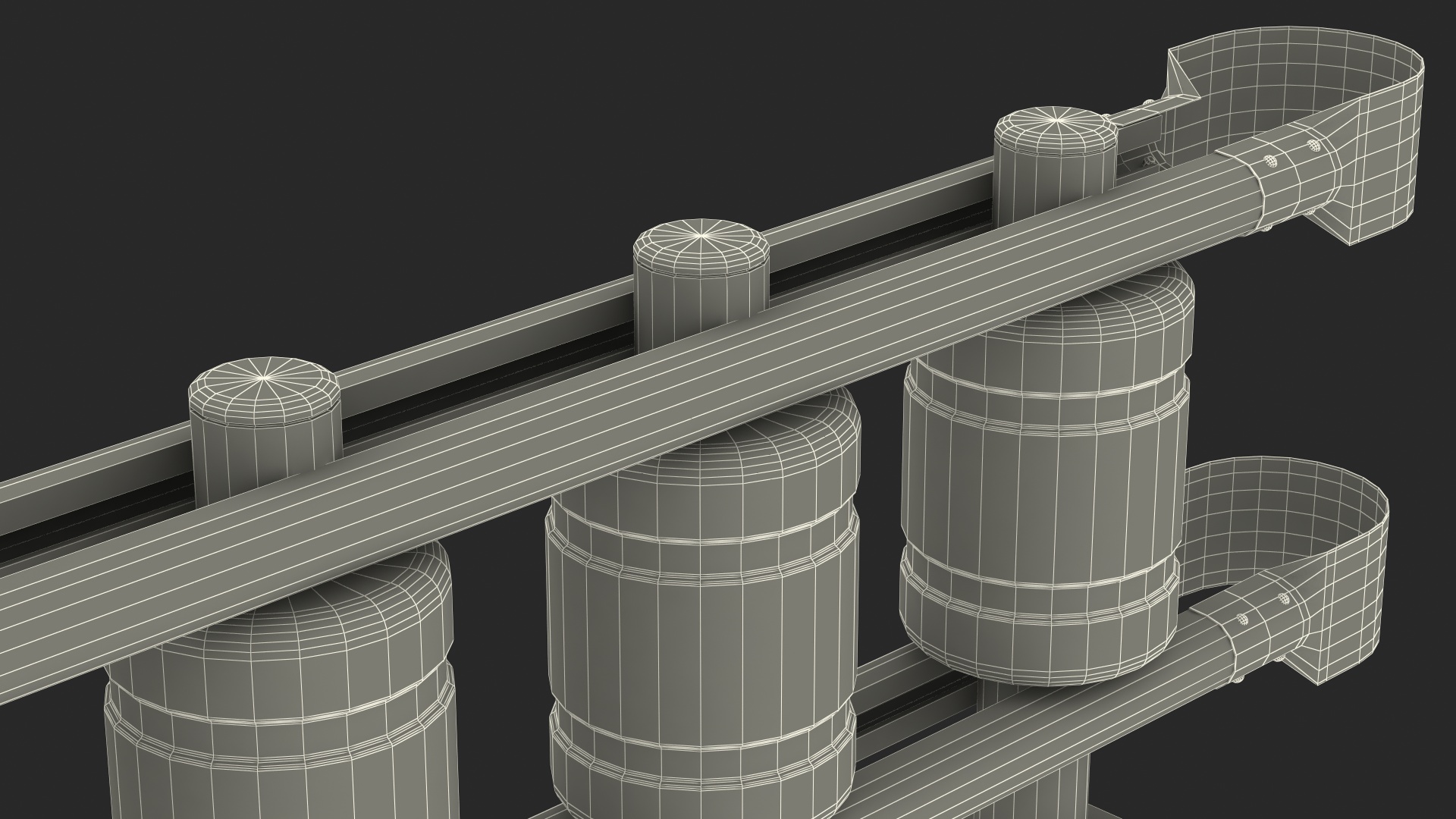 3D Safety Roller Barrier