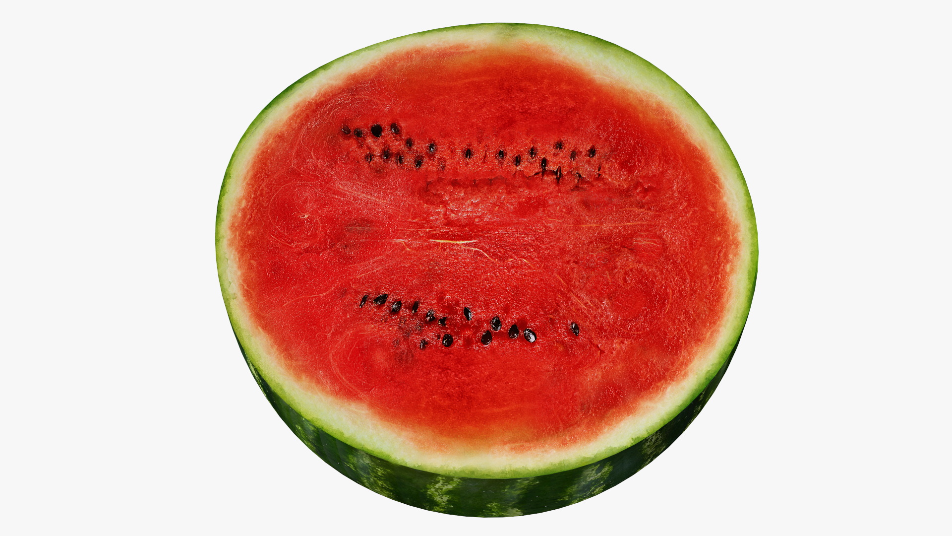 Half of Fresh Watermelon 3D model