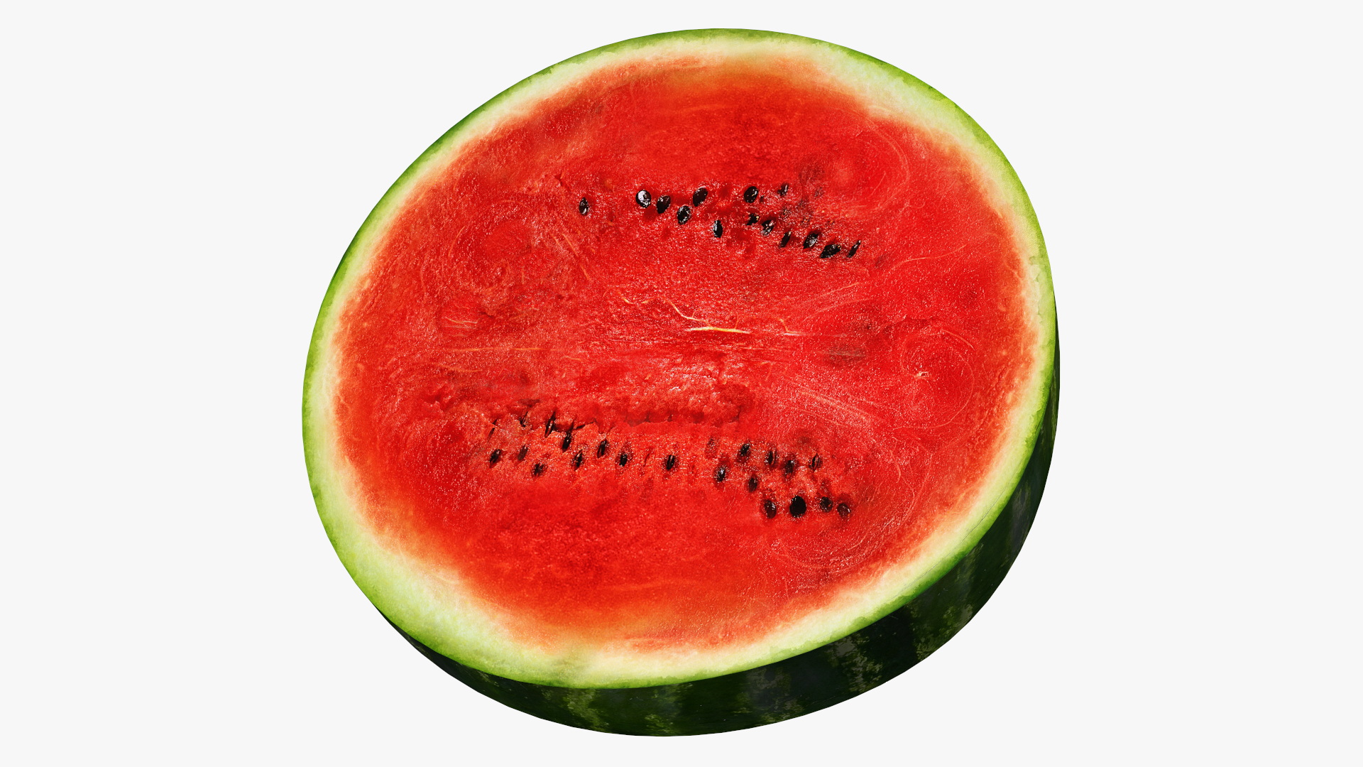 Half of Fresh Watermelon 3D model