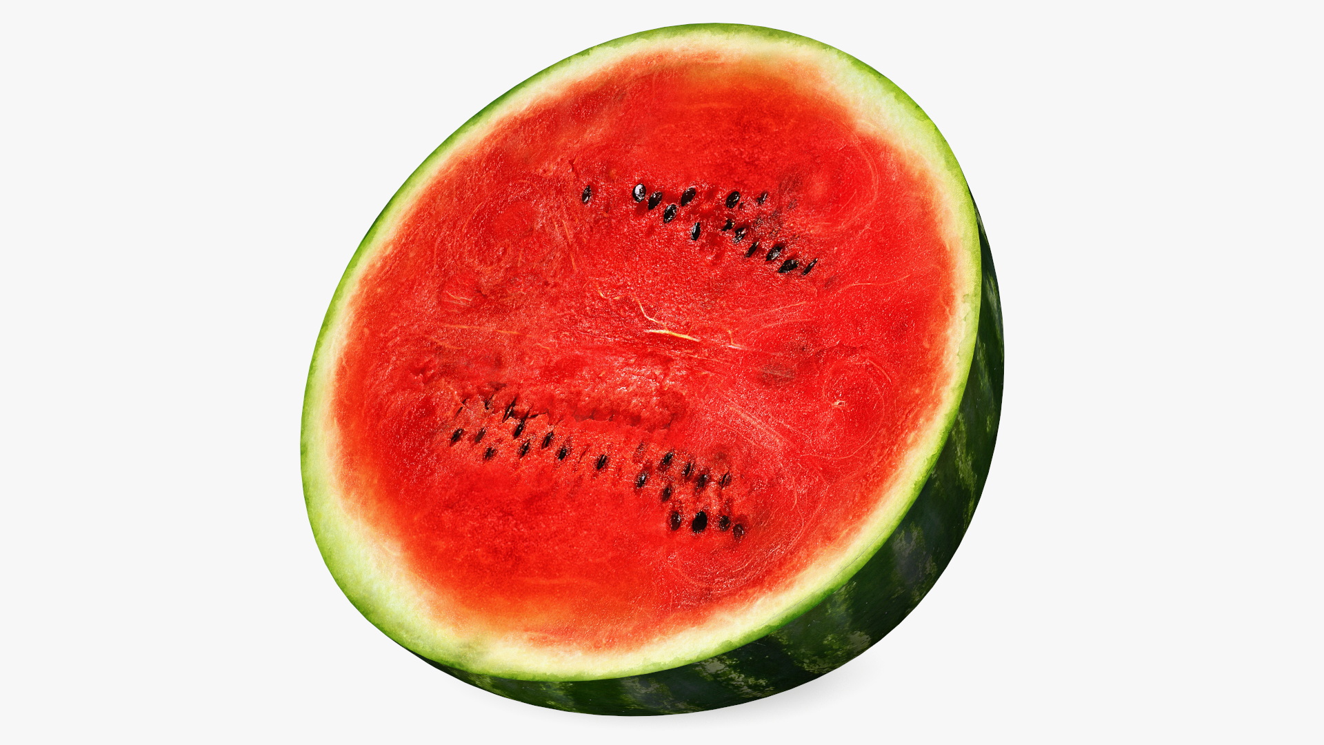 Half of Fresh Watermelon 3D model