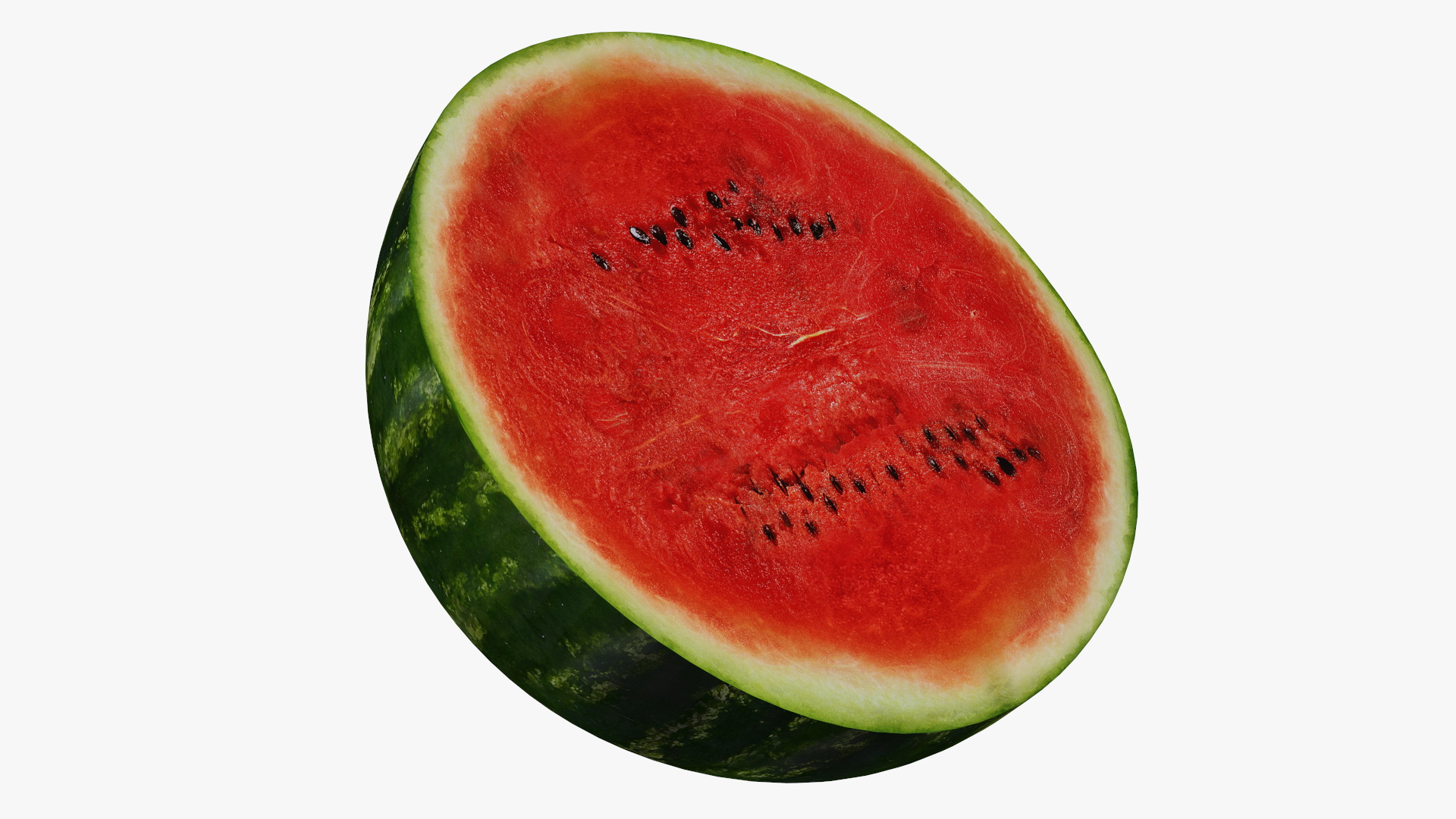 Half of Fresh Watermelon 3D model