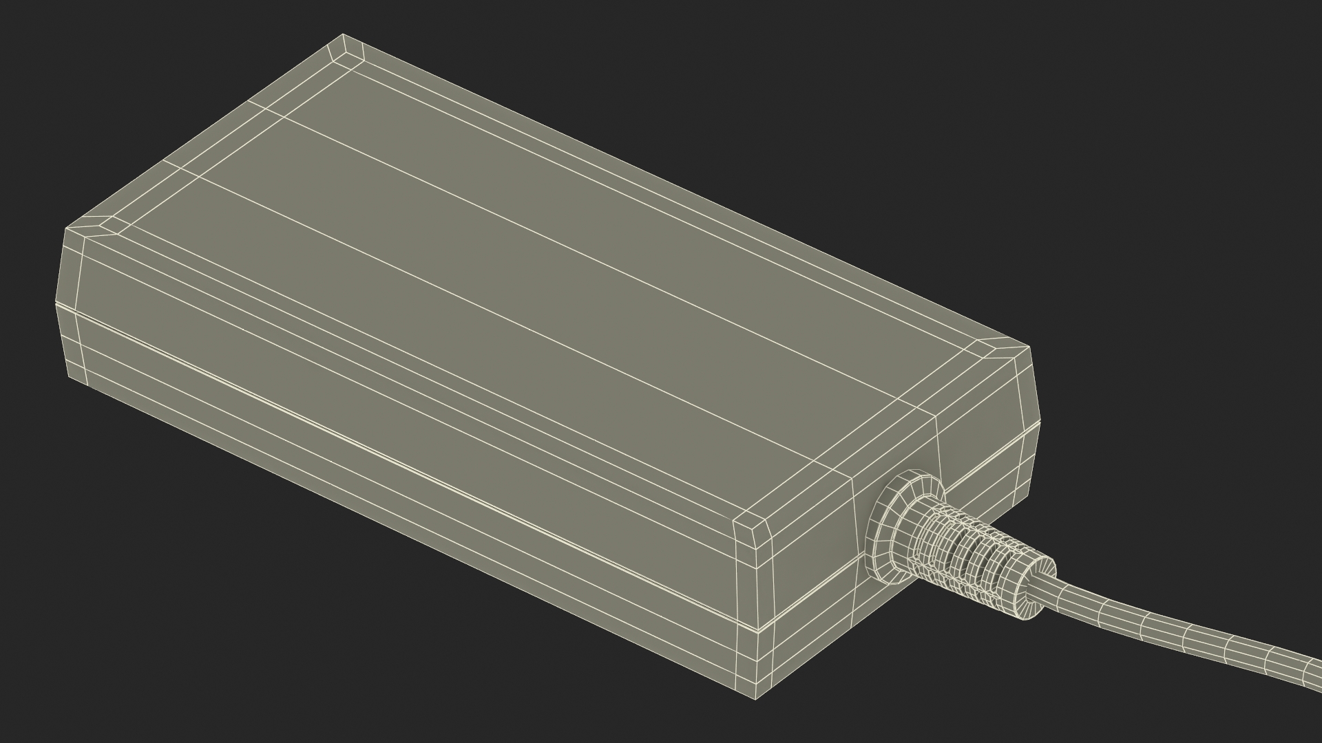 Power supply laptop charger 3D