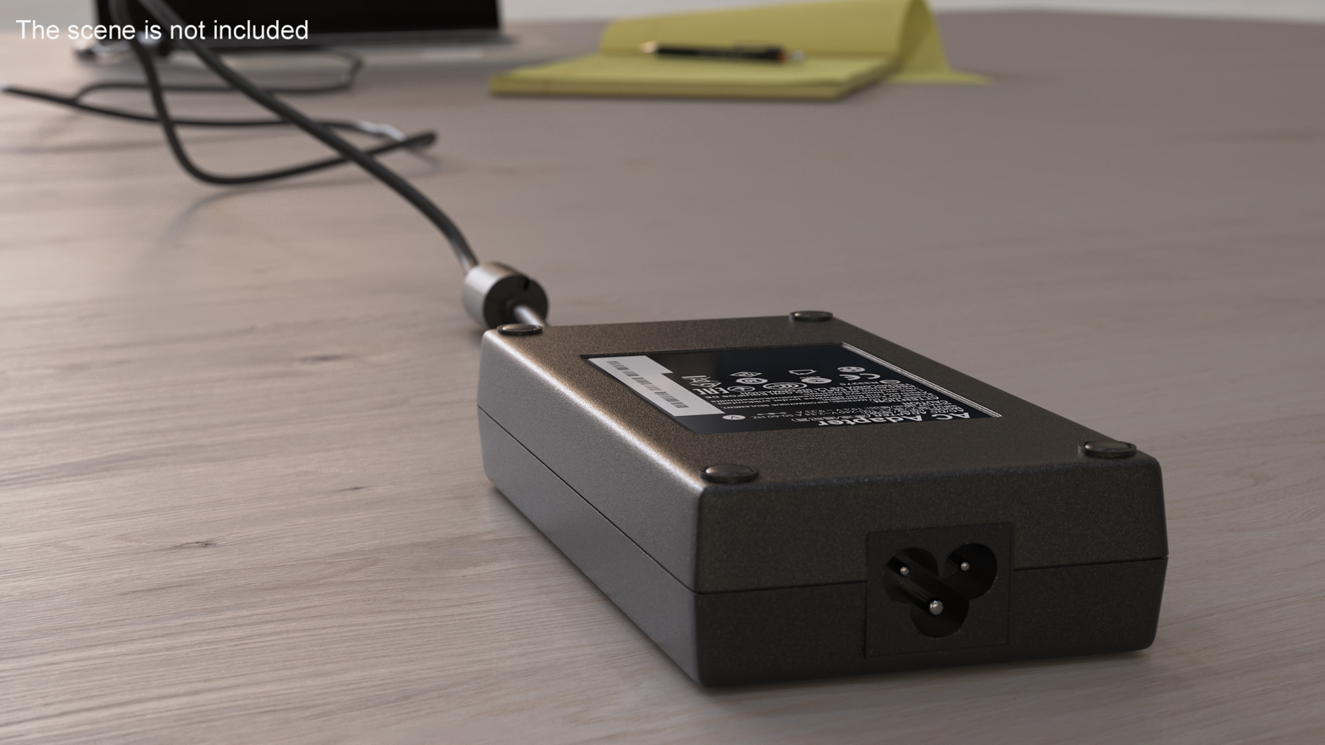 Power supply laptop charger 3D