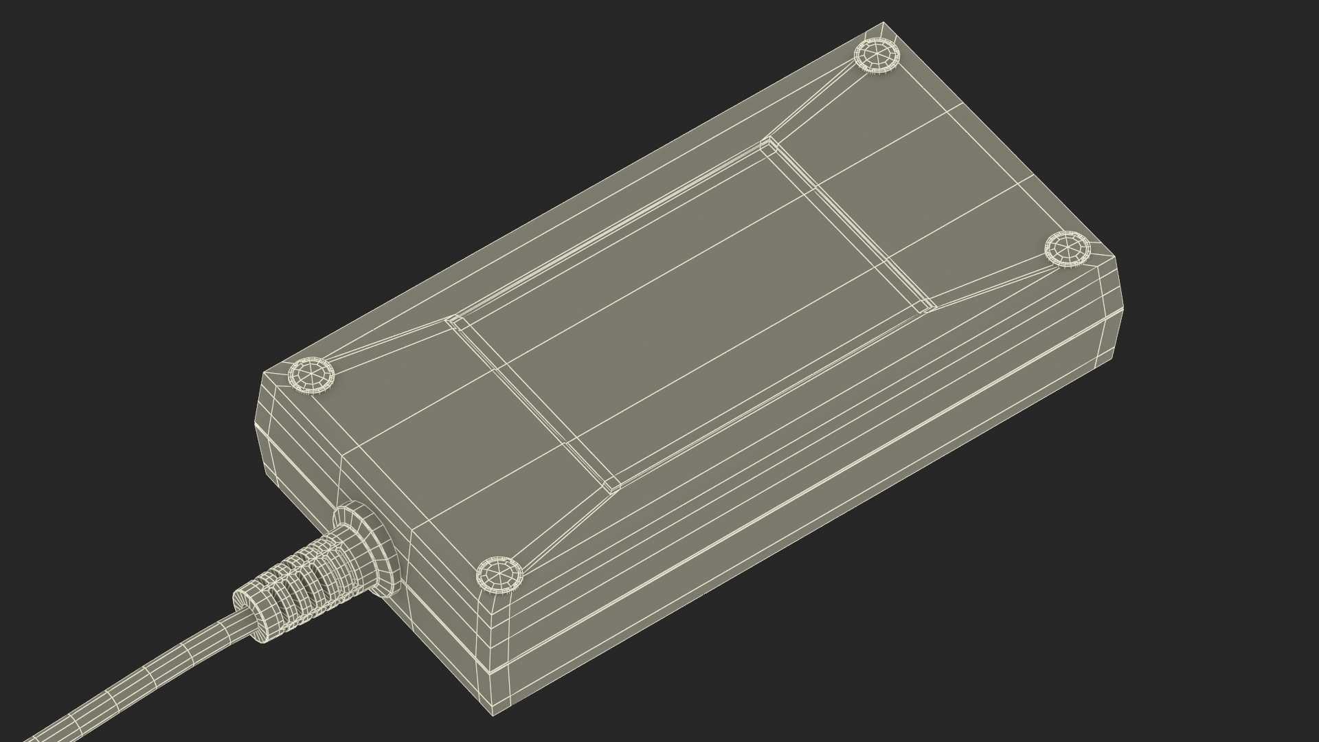 Power supply laptop charger 3D