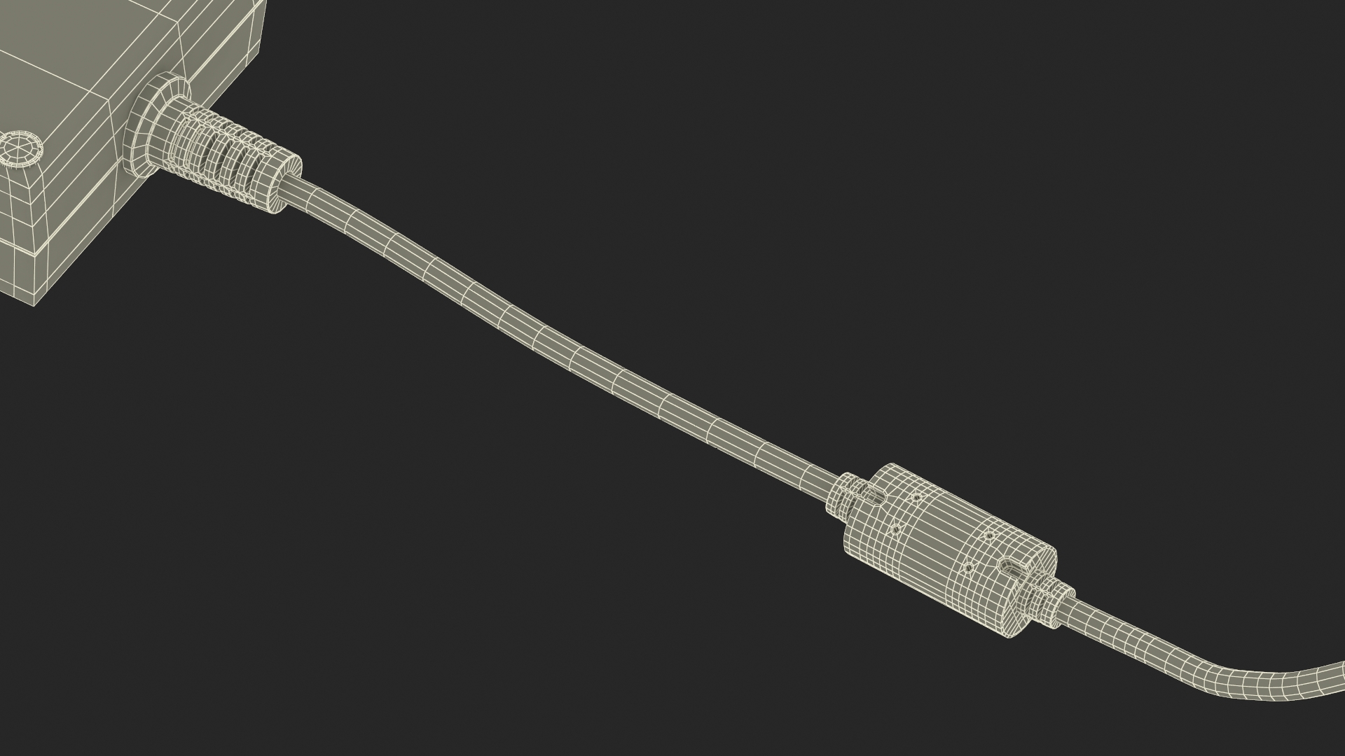 Power supply laptop charger 3D