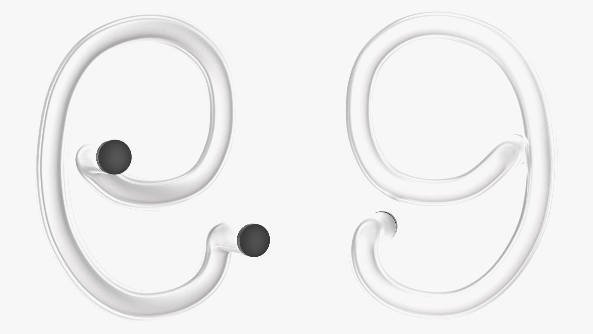 Neon Tube Light Number 9 3D model