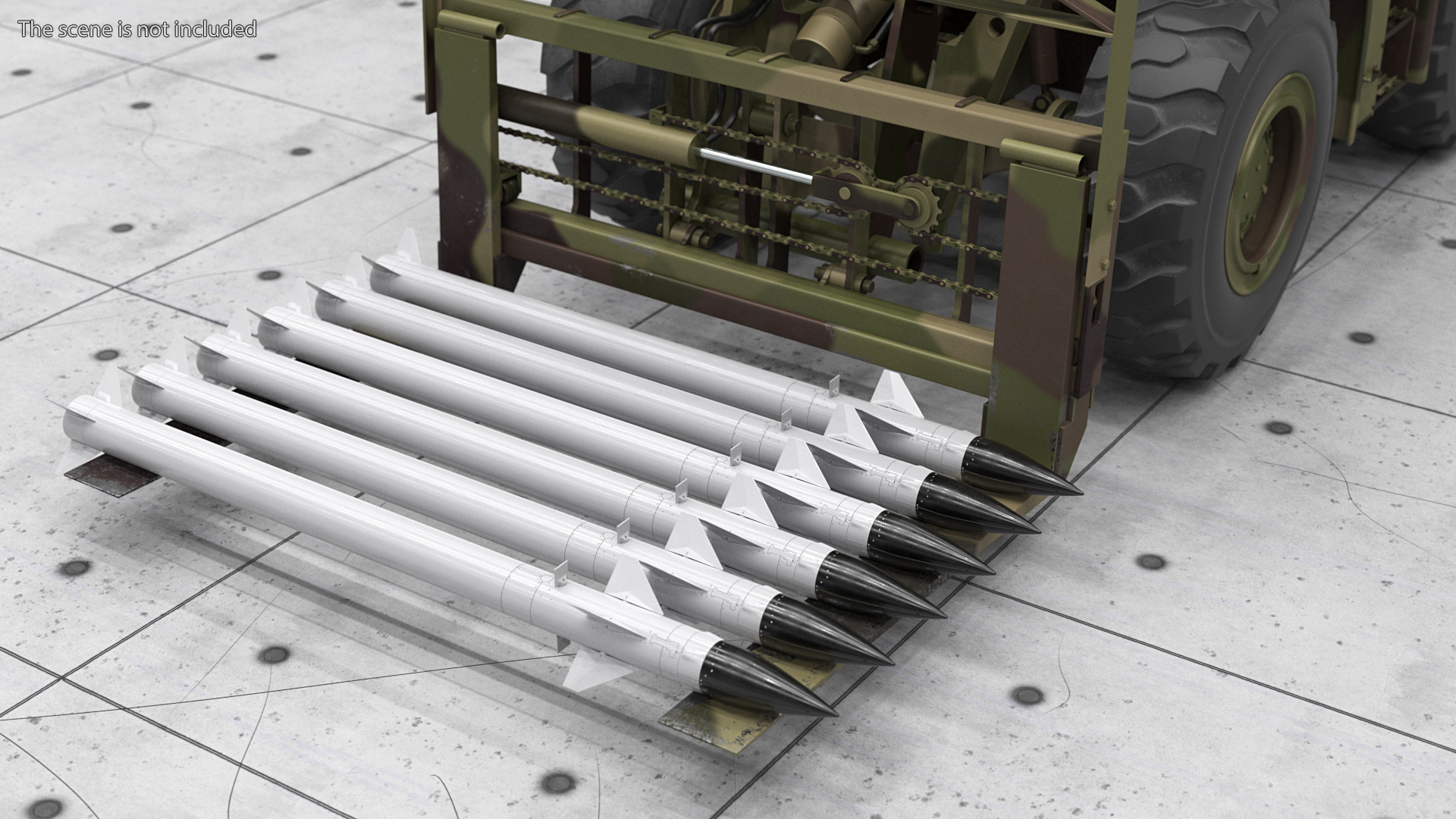Tamir Interceptor Rocket 3D model