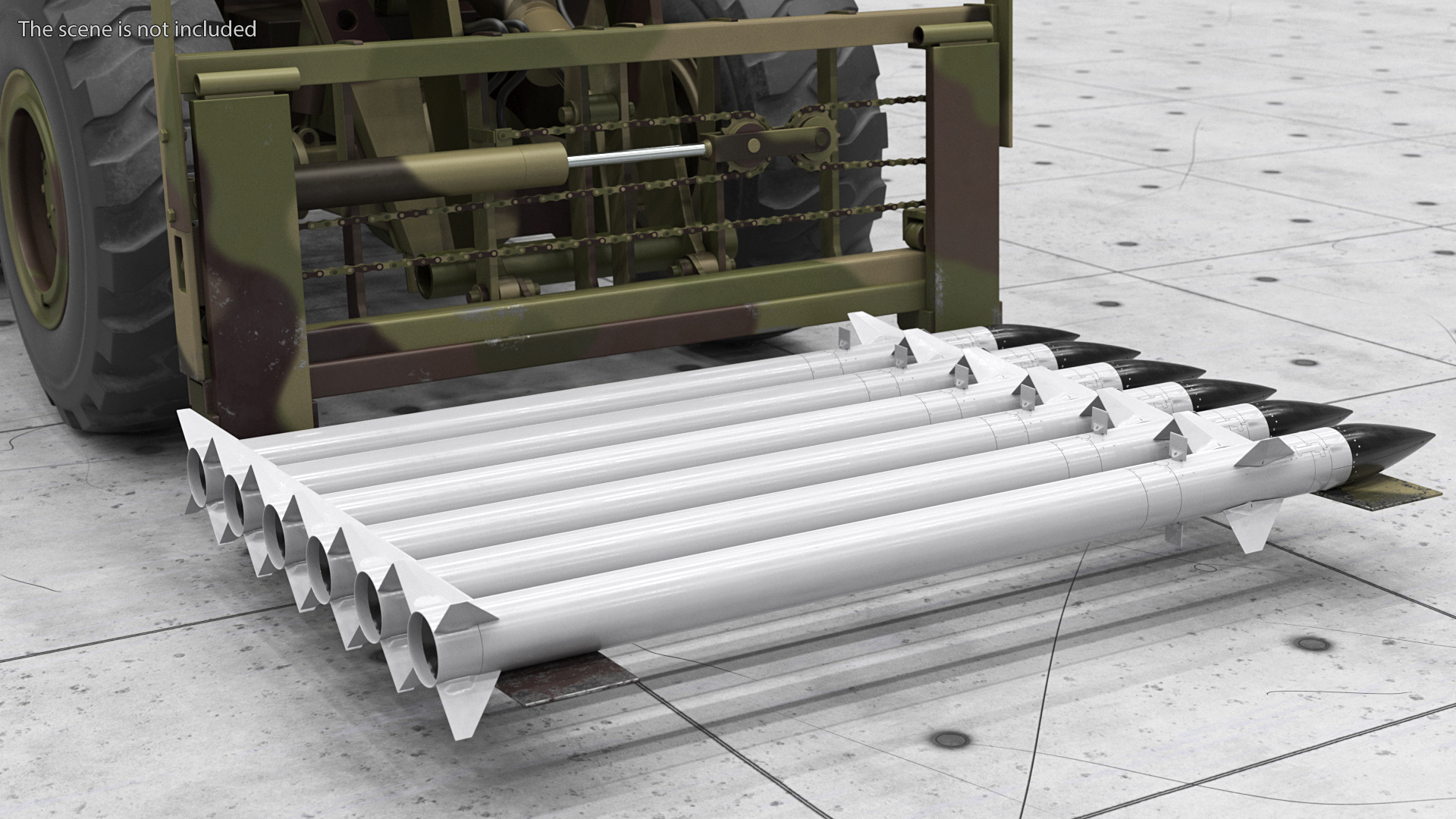 Tamir Interceptor Rocket 3D model