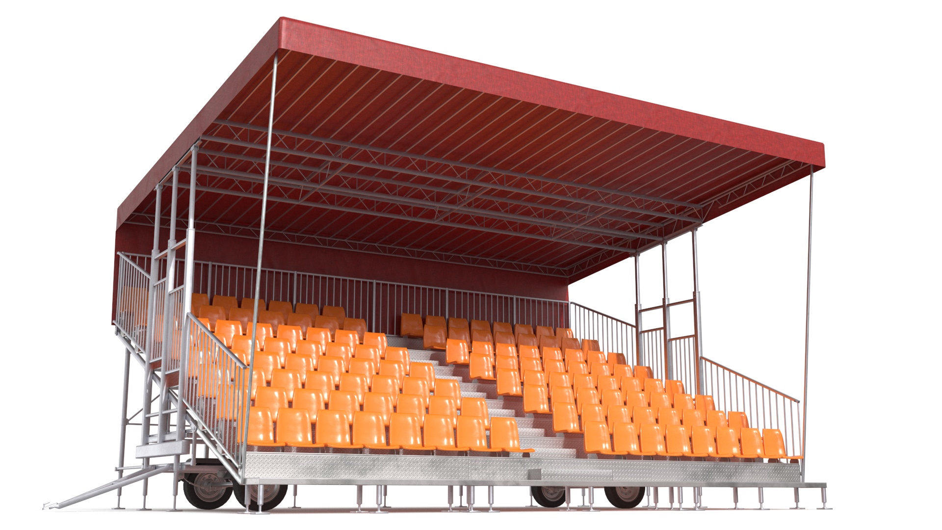 3D Outdoor Grandstand model