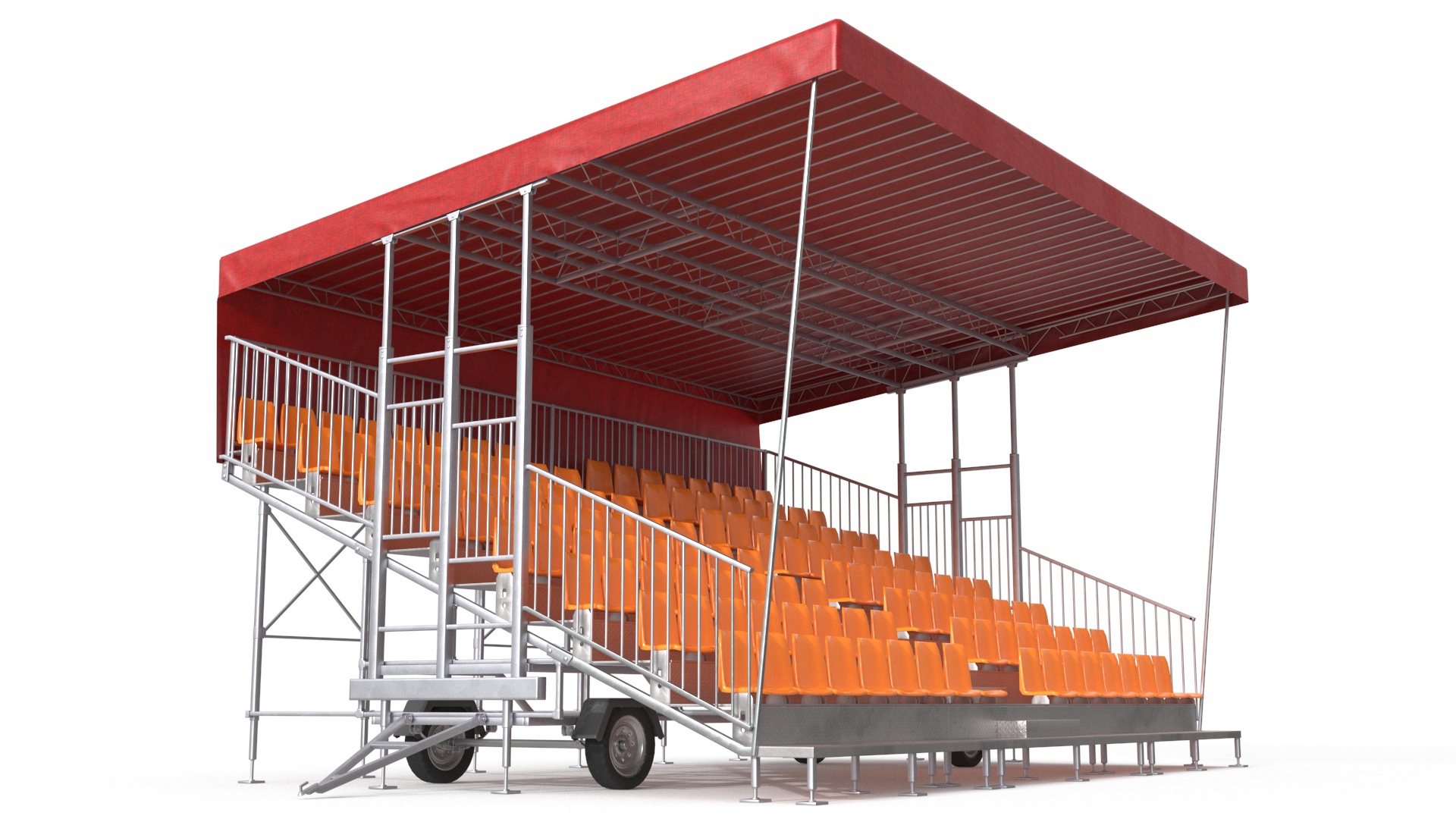 3D Outdoor Grandstand model