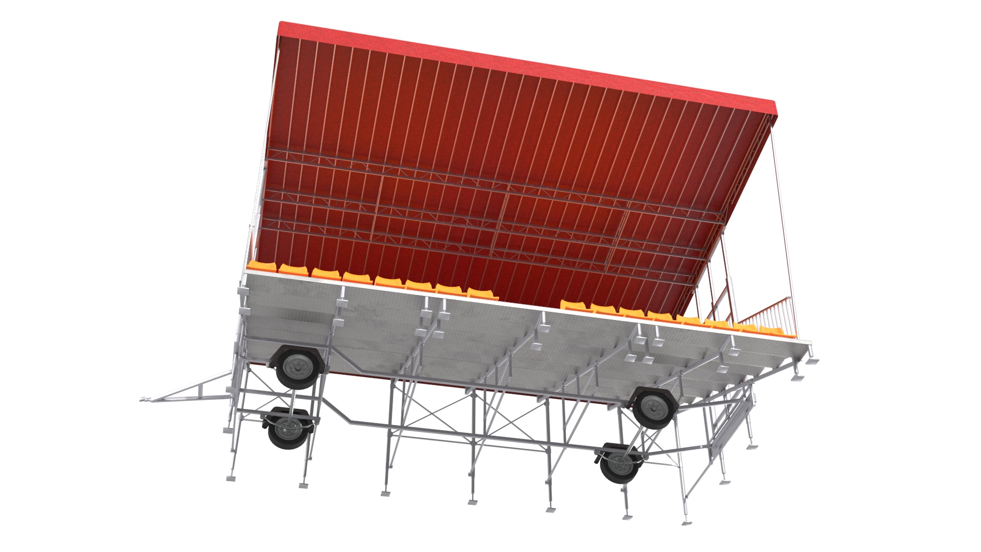 3D Outdoor Grandstand model