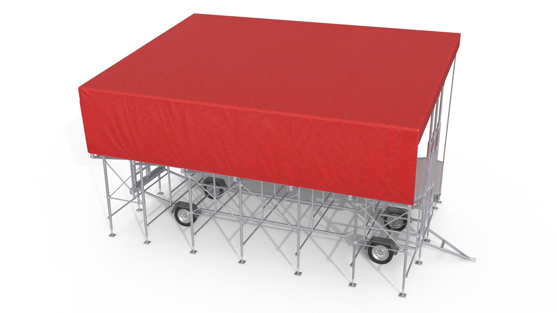 3D Outdoor Grandstand model