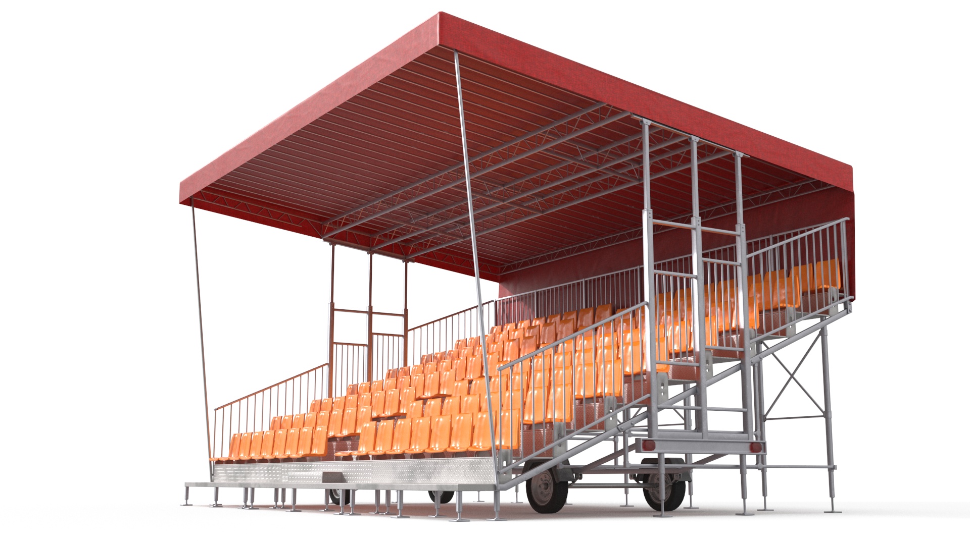 3D Outdoor Grandstand model