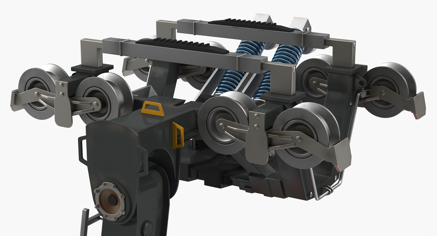3D Cableway Cabin Peak 2 Peak Rigged model
