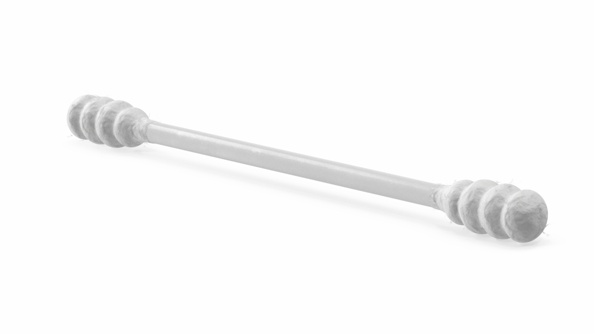Cotton Swab Ring Type White 3D