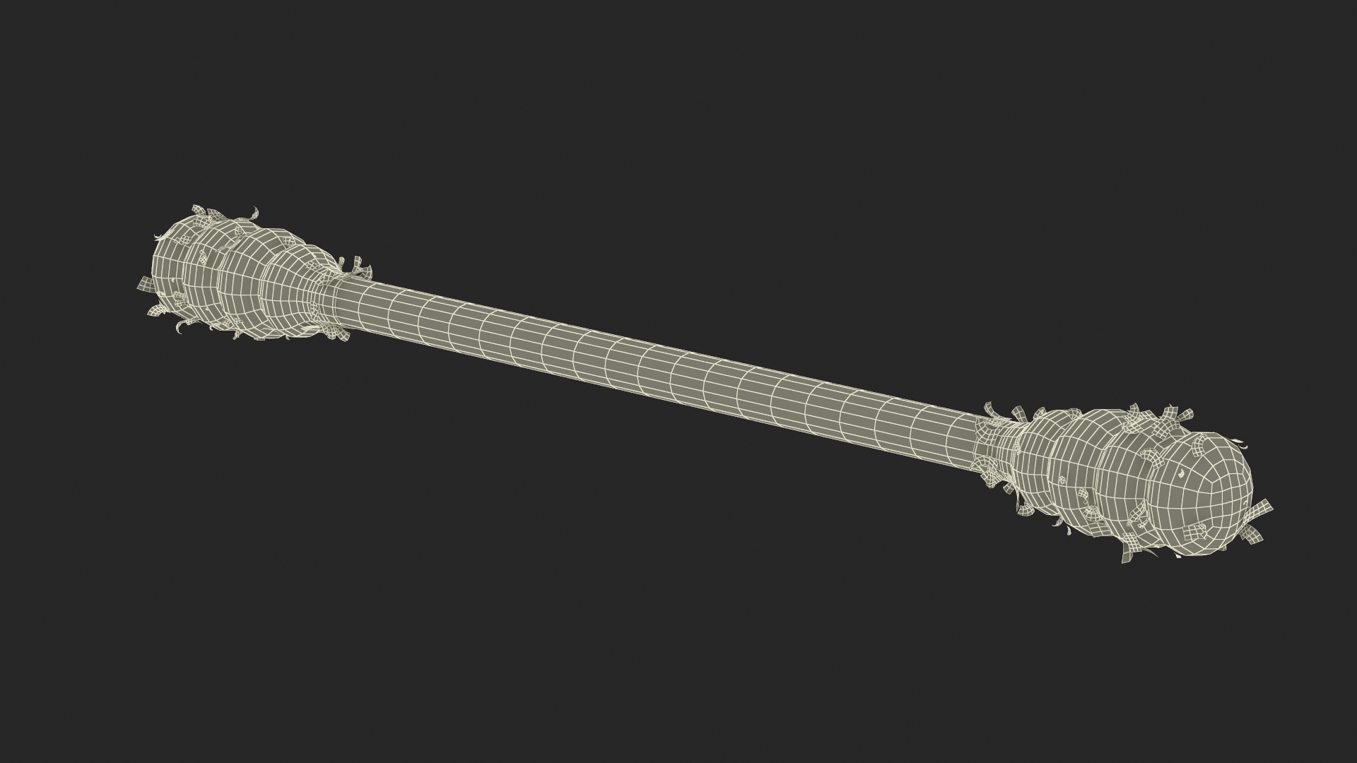 Cotton Swab Ring Type White 3D
