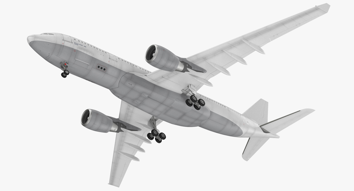 3D Jet Airliner Airbus A330 200 Generic