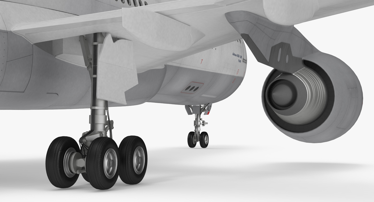 3D Jet Airliner Airbus A330 200 Generic