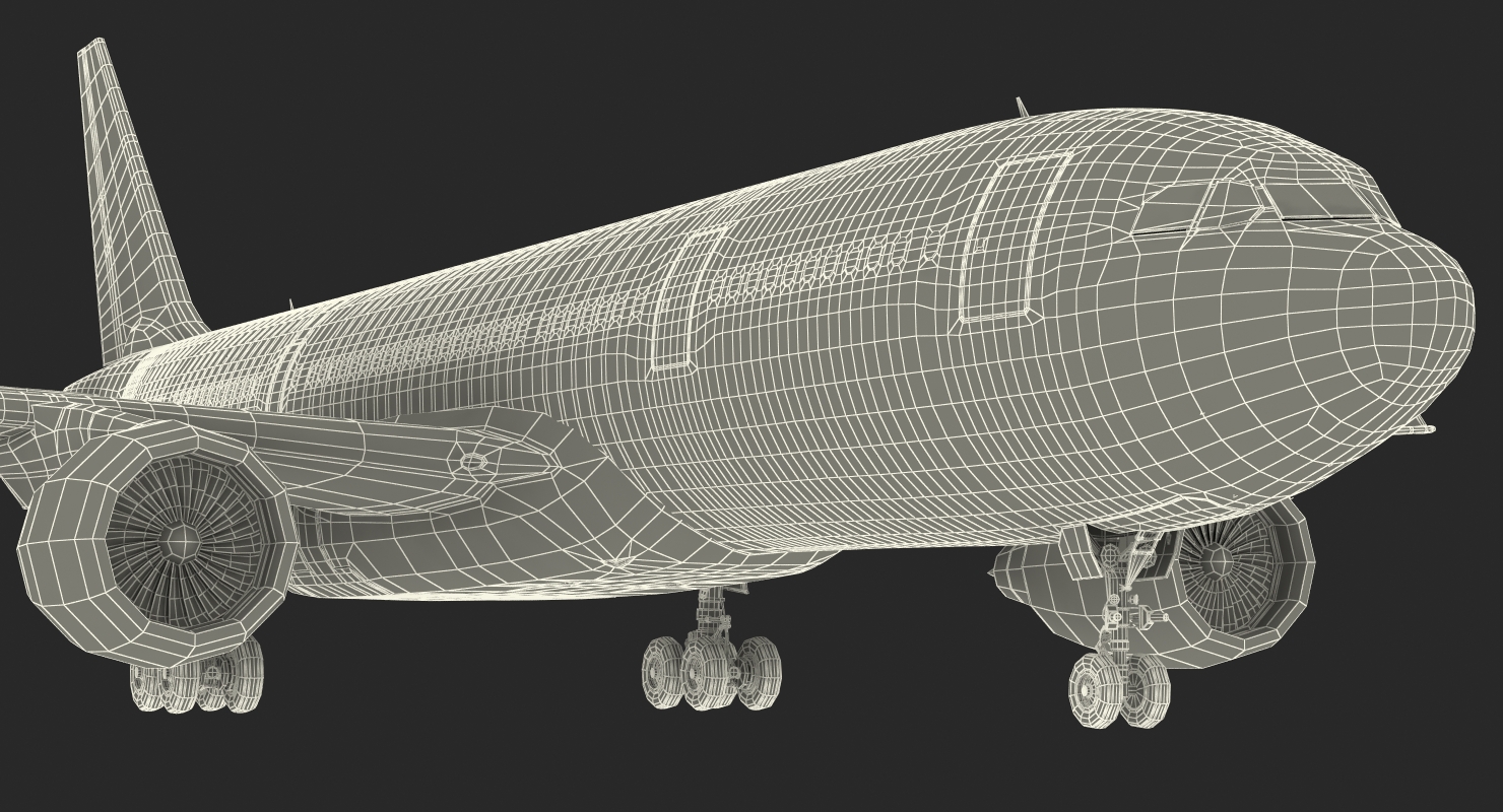 3D Jet Airliner Airbus A330 200 Generic
