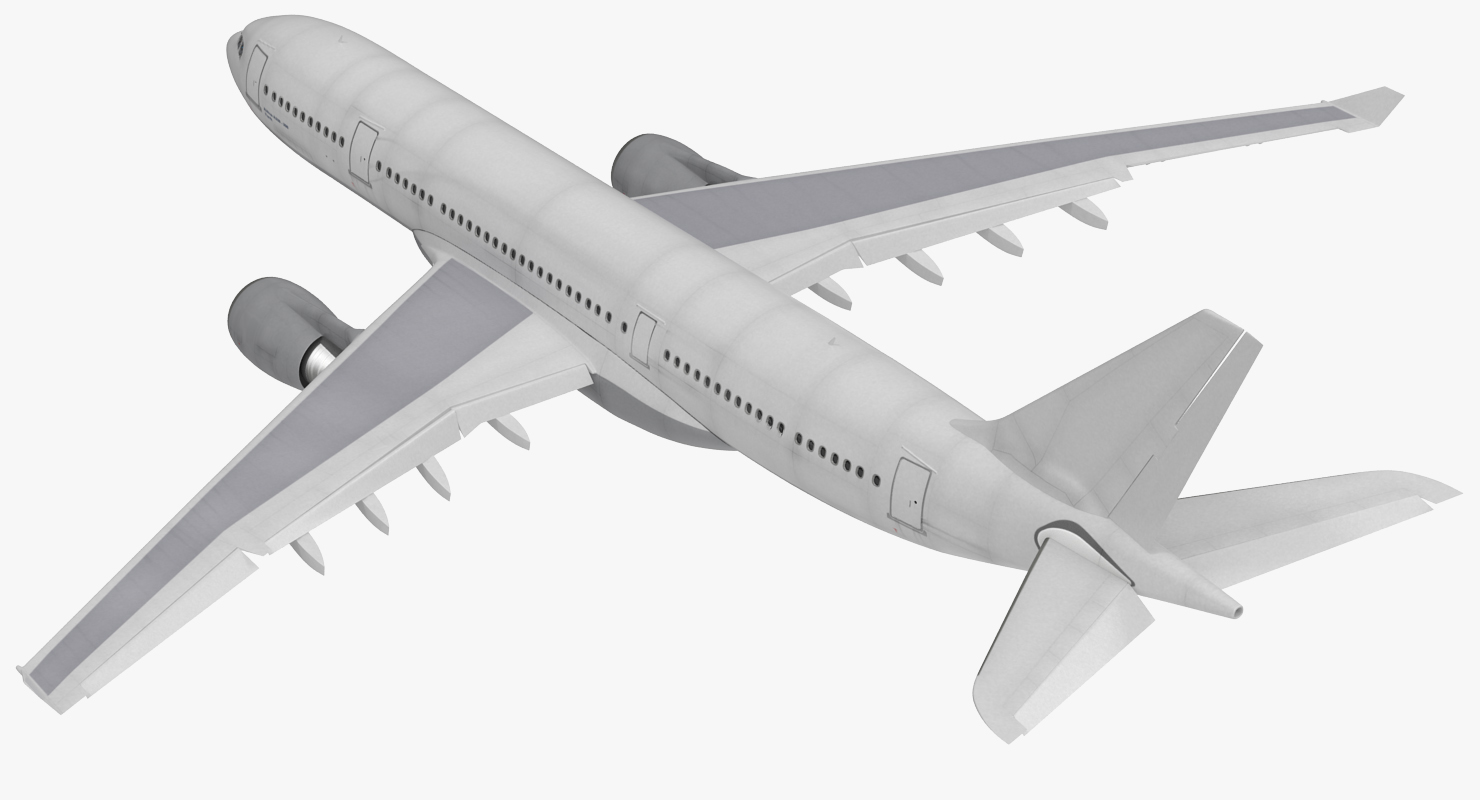 3D Jet Airliner Airbus A330 200 Generic