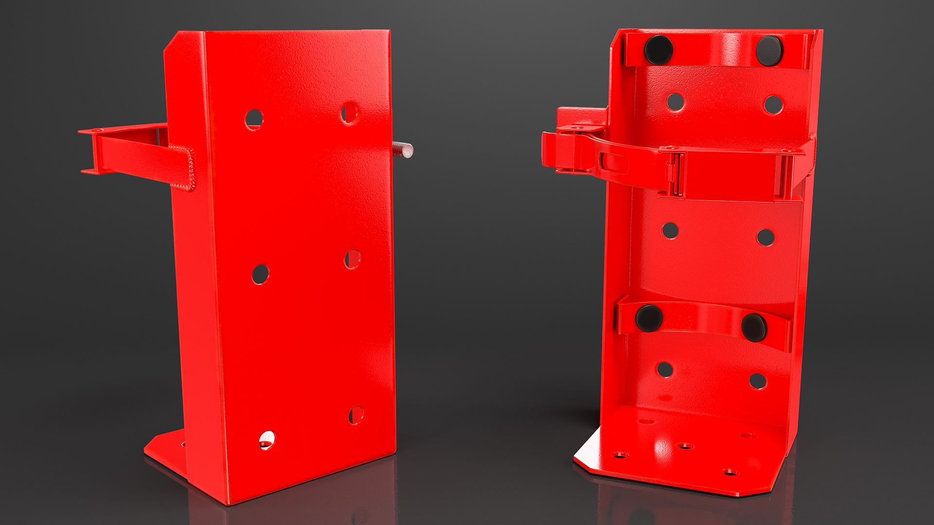 3D Small Size Mount for Fire Extinguisher model