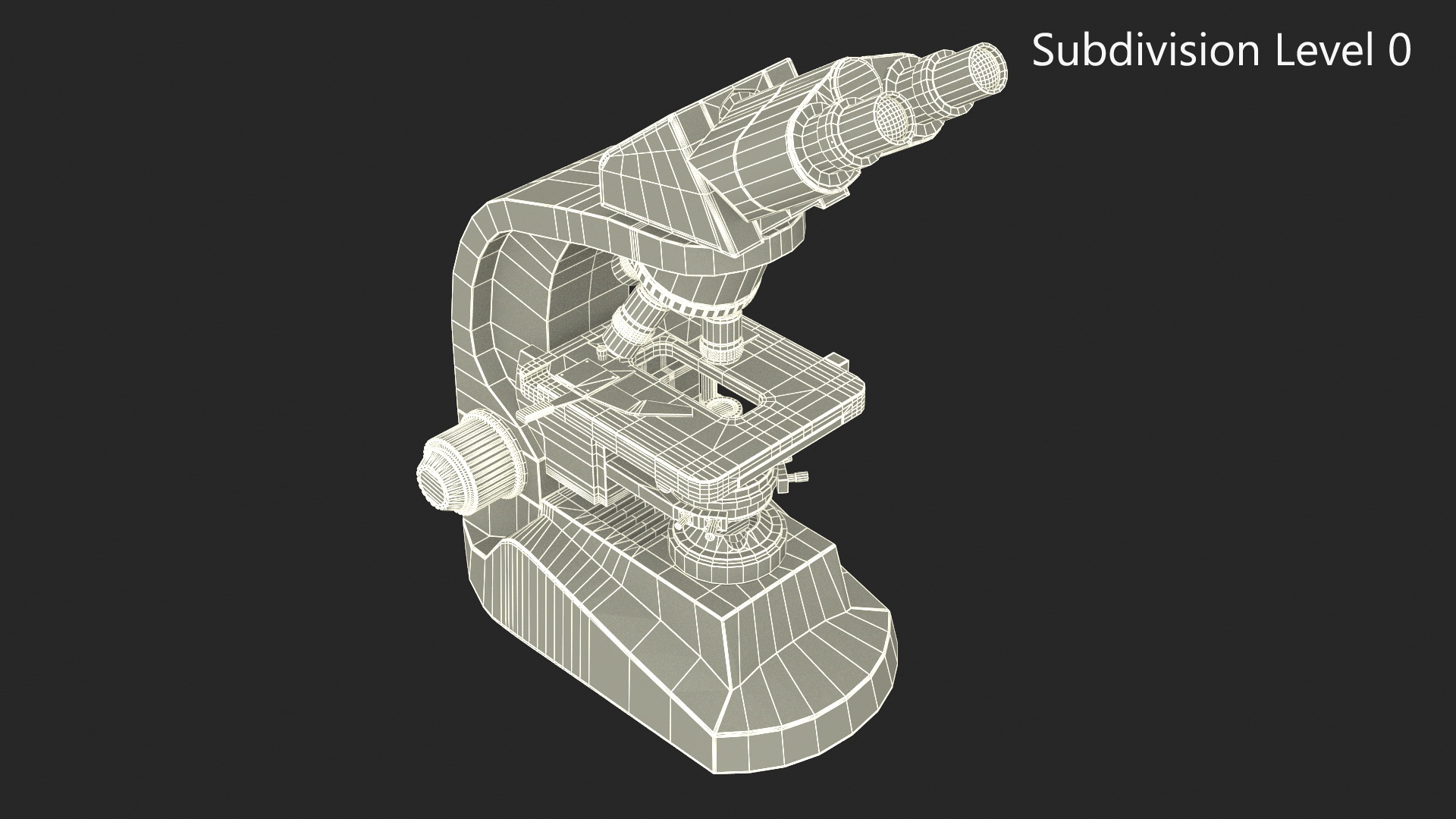 3D model Compound Light Microscope
