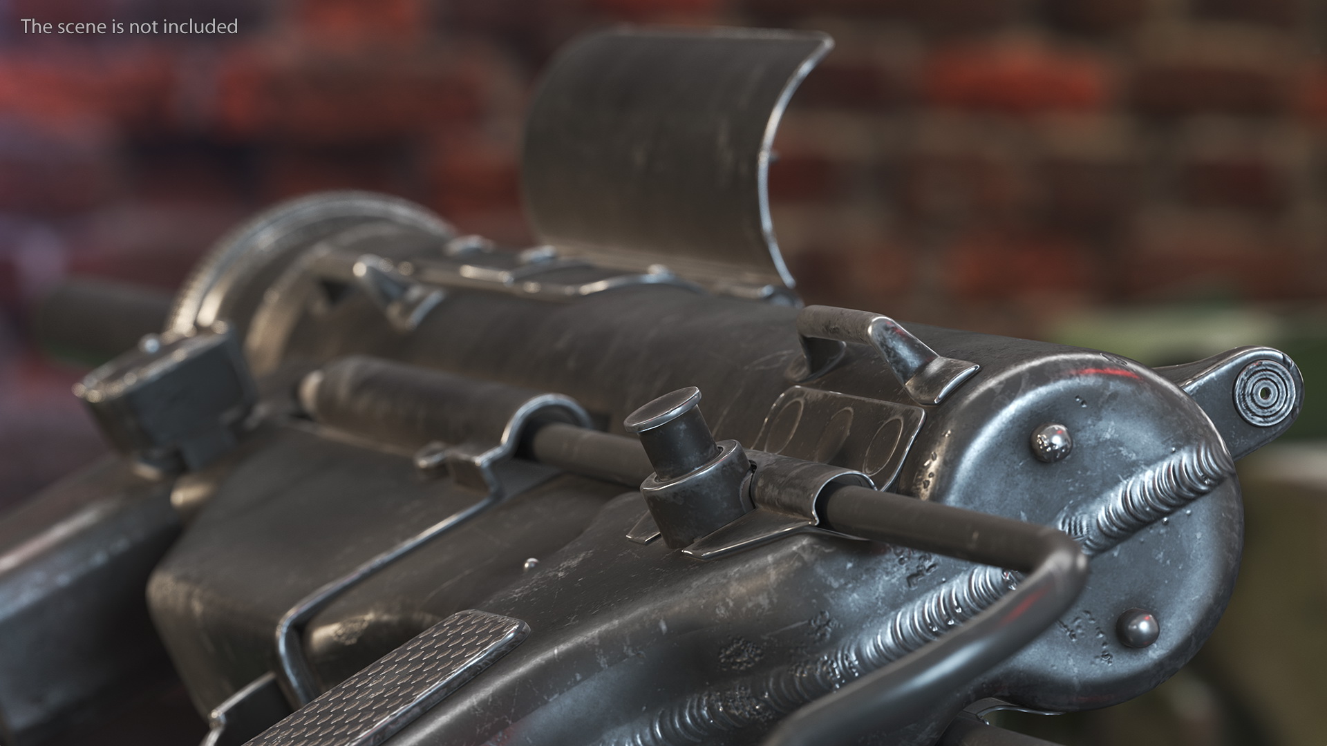 M3 Grease Gun 45 Caliber WW2 SMG 3D