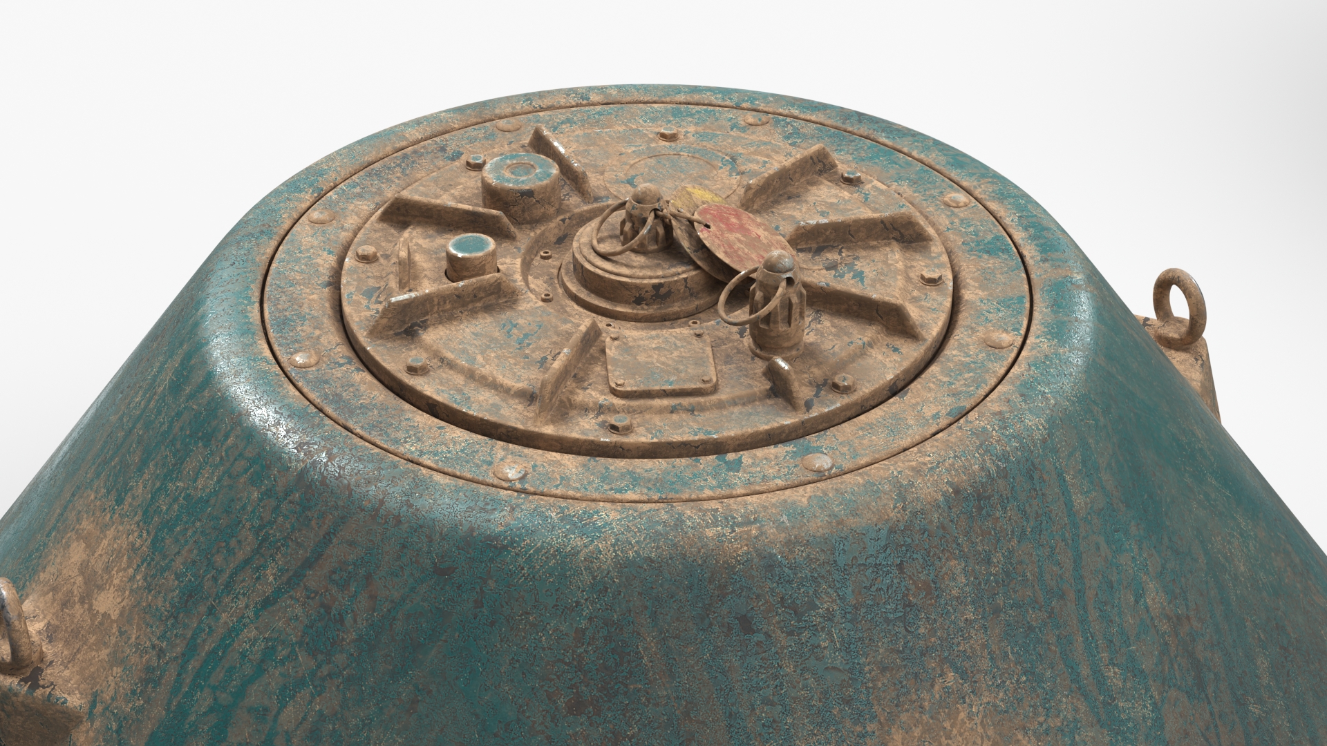 Land Mine Field with Warning Signs, view 9