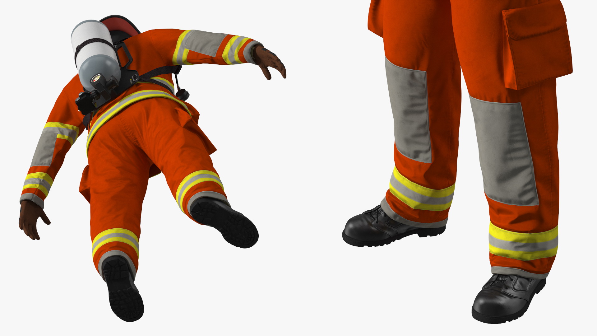 3D Fire and Rescue Service Uniform