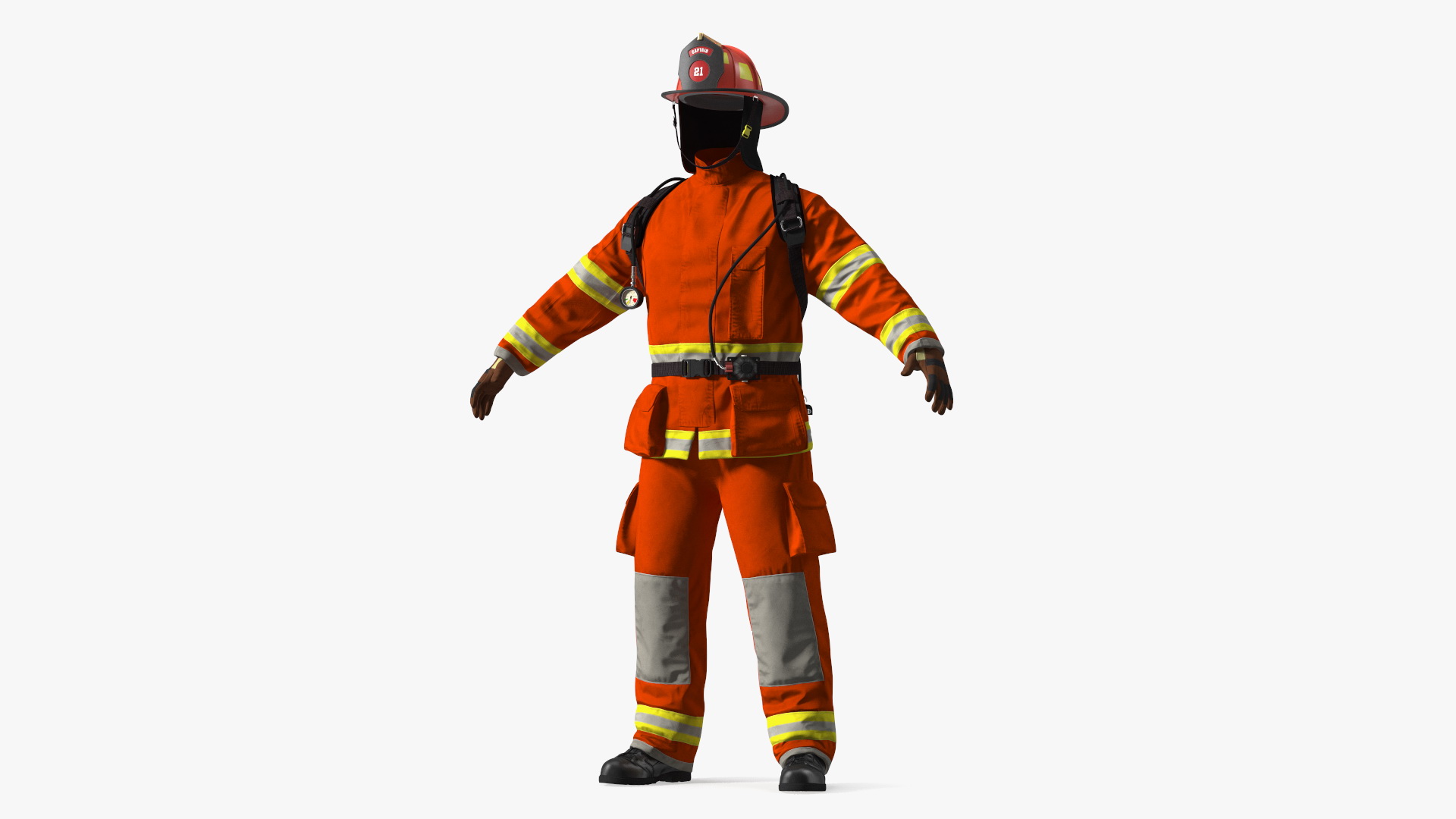 3D Fire and Rescue Service Uniform