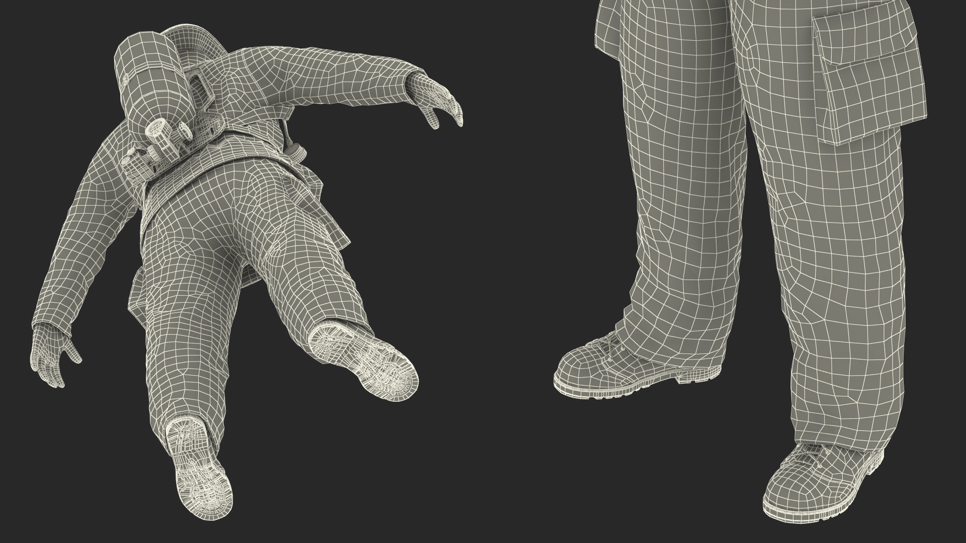 3D Fire and Rescue Service Uniform