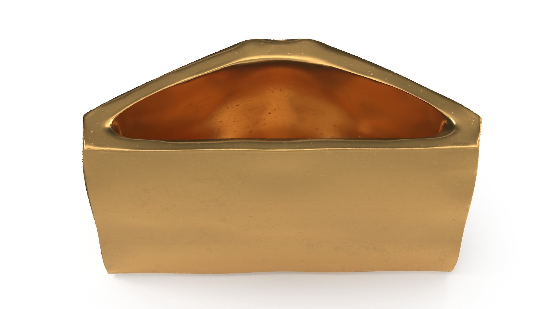 Michelangelo David lips decor Gold 3D model