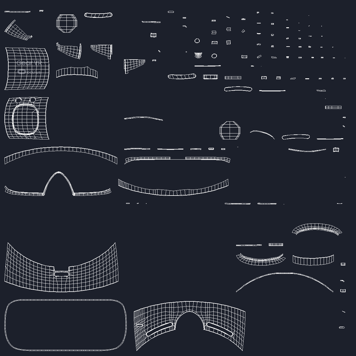 Samsung Gear VR 2017 Set 3D model