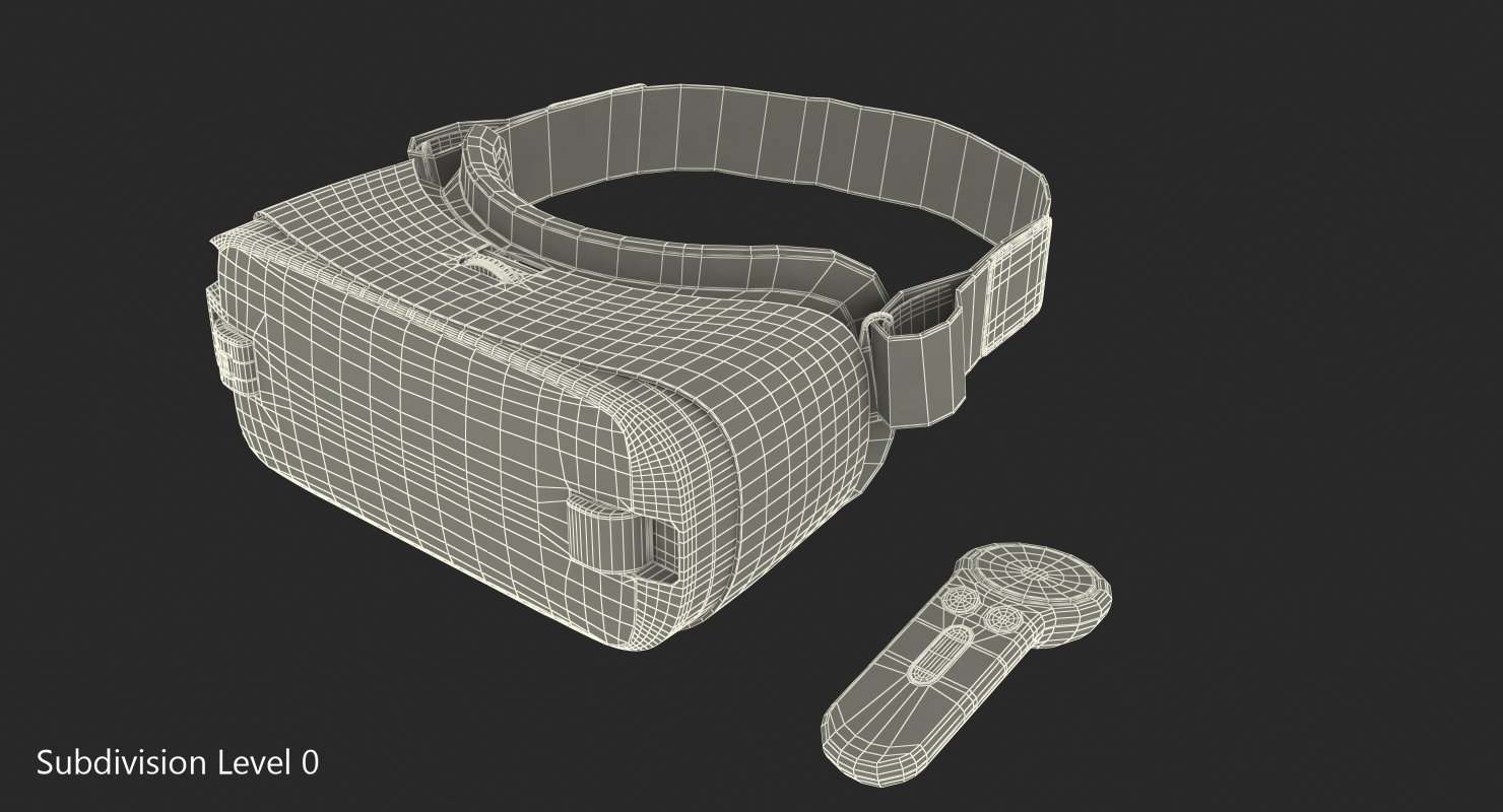 Samsung Gear VR 2017 Set 3D model
