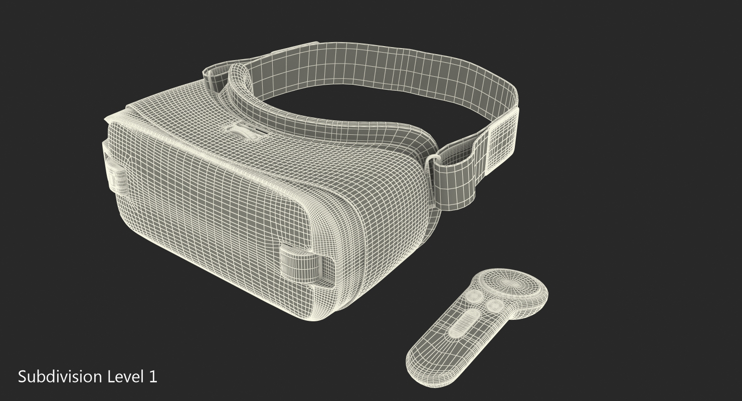 Samsung Gear VR 2017 Set 3D model