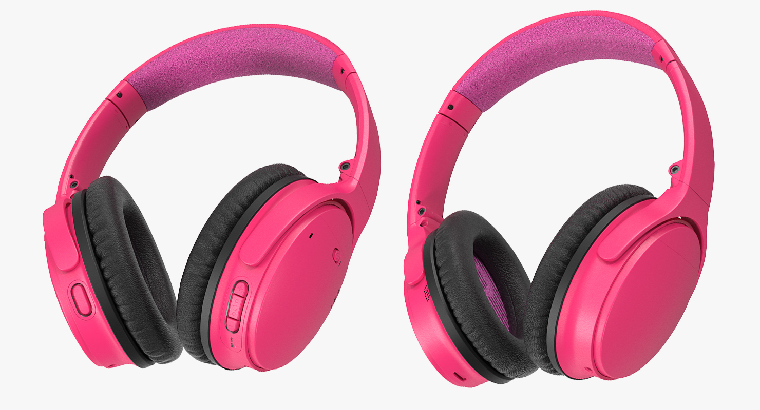 3D Wireless Headphones Generic Lying On