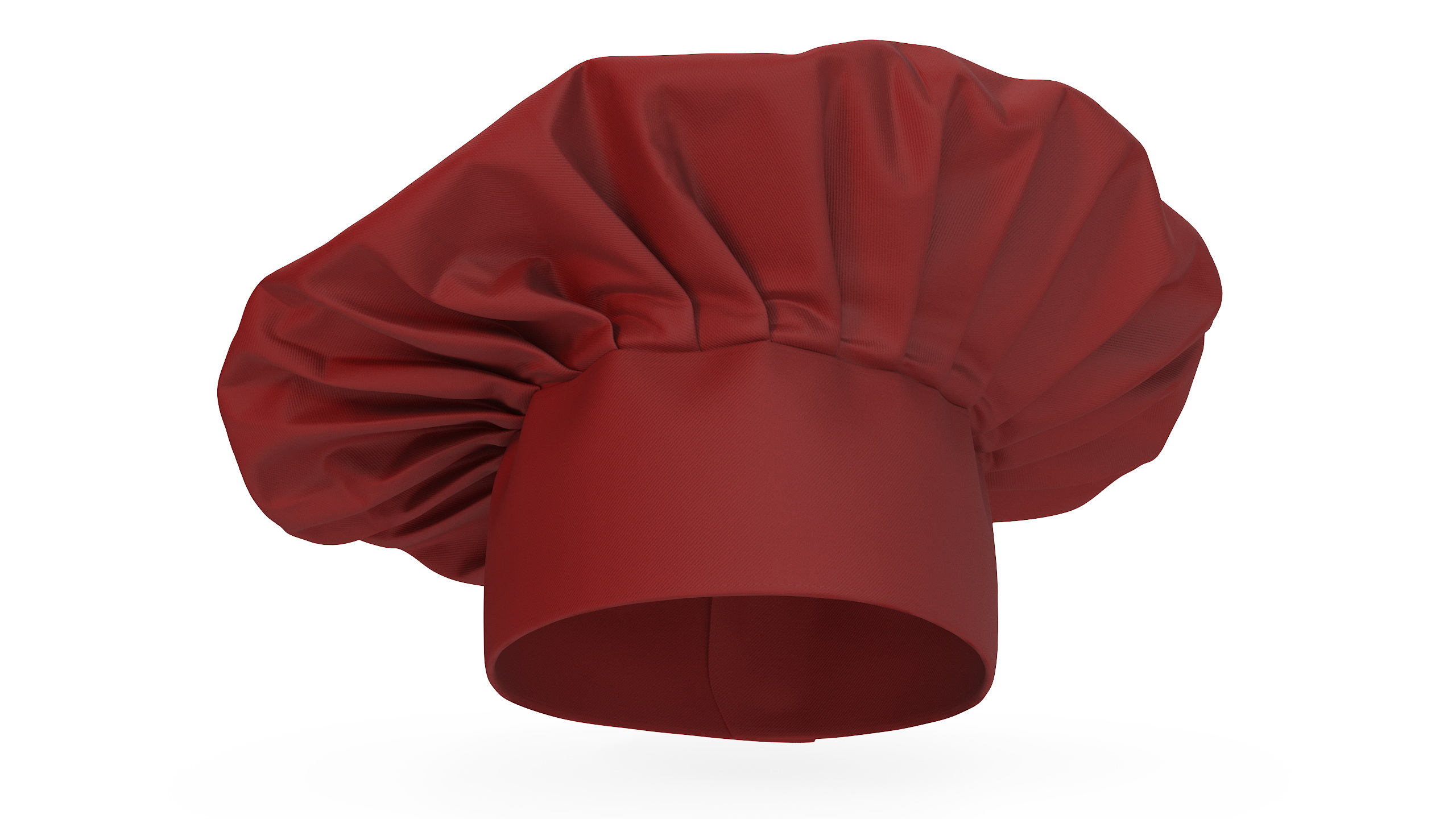 Red Chef Hat 3D